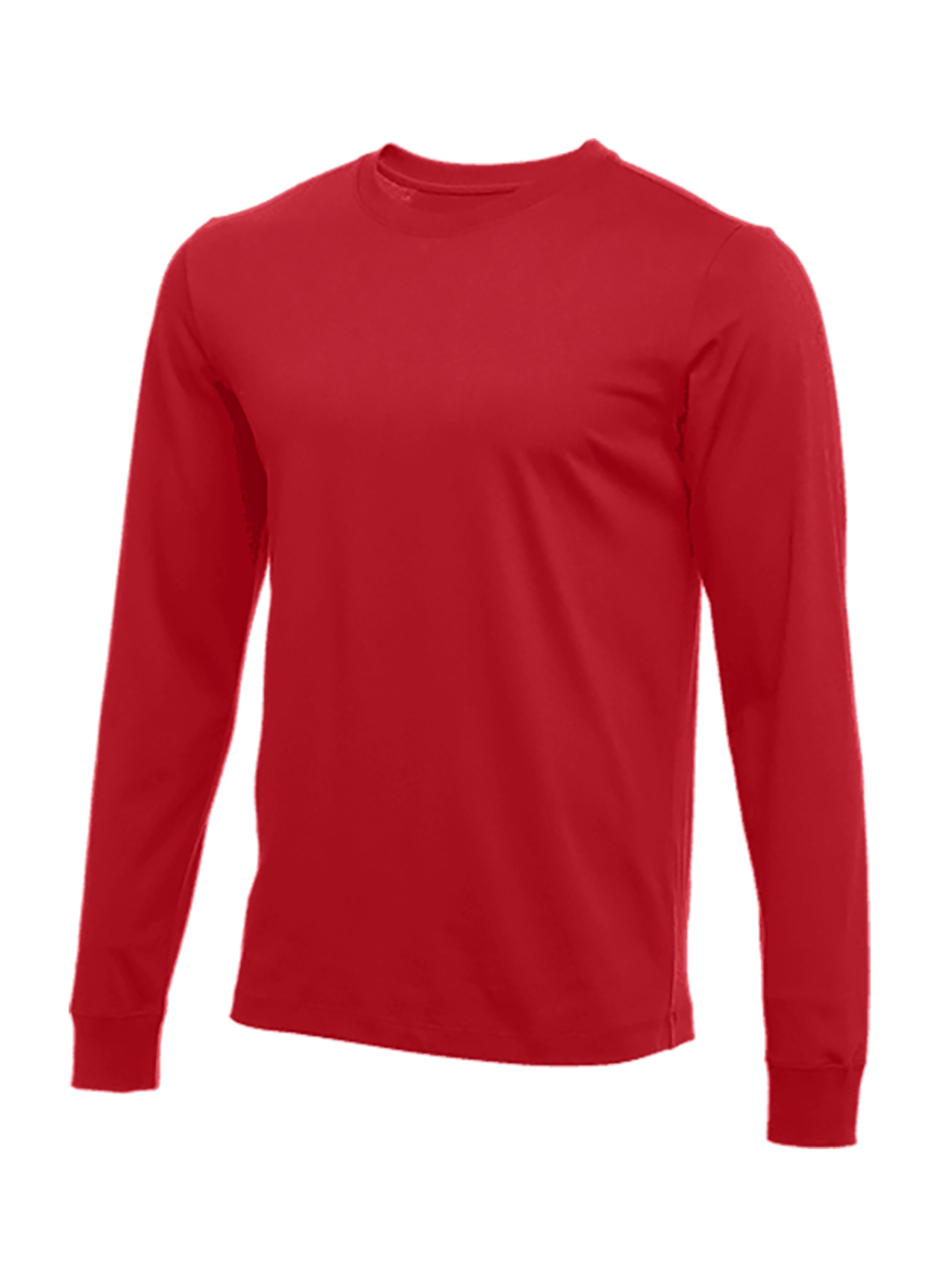 Long sleeve best sale red nike shirt