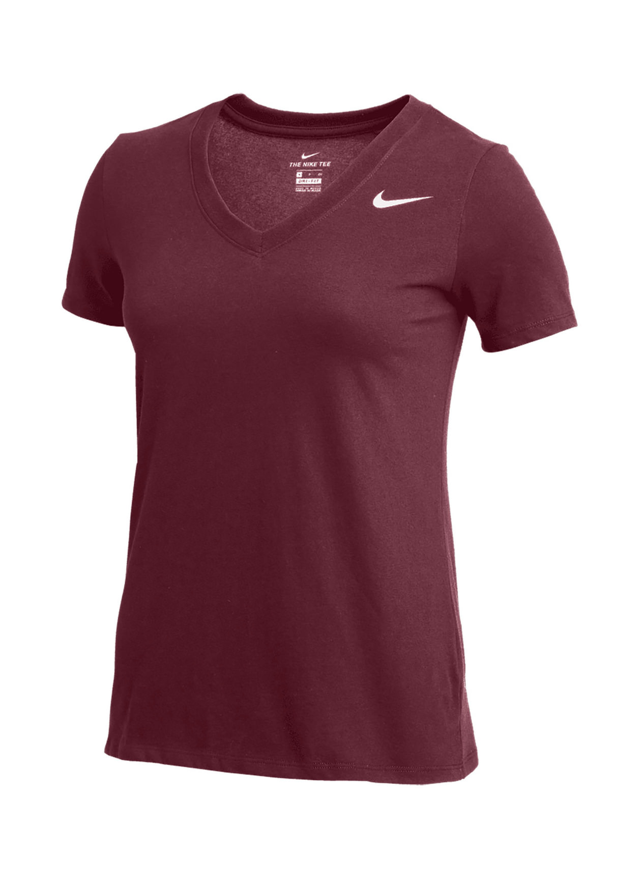 Nike Women's Deep Maroon / White Dri-FIT T-Shirt