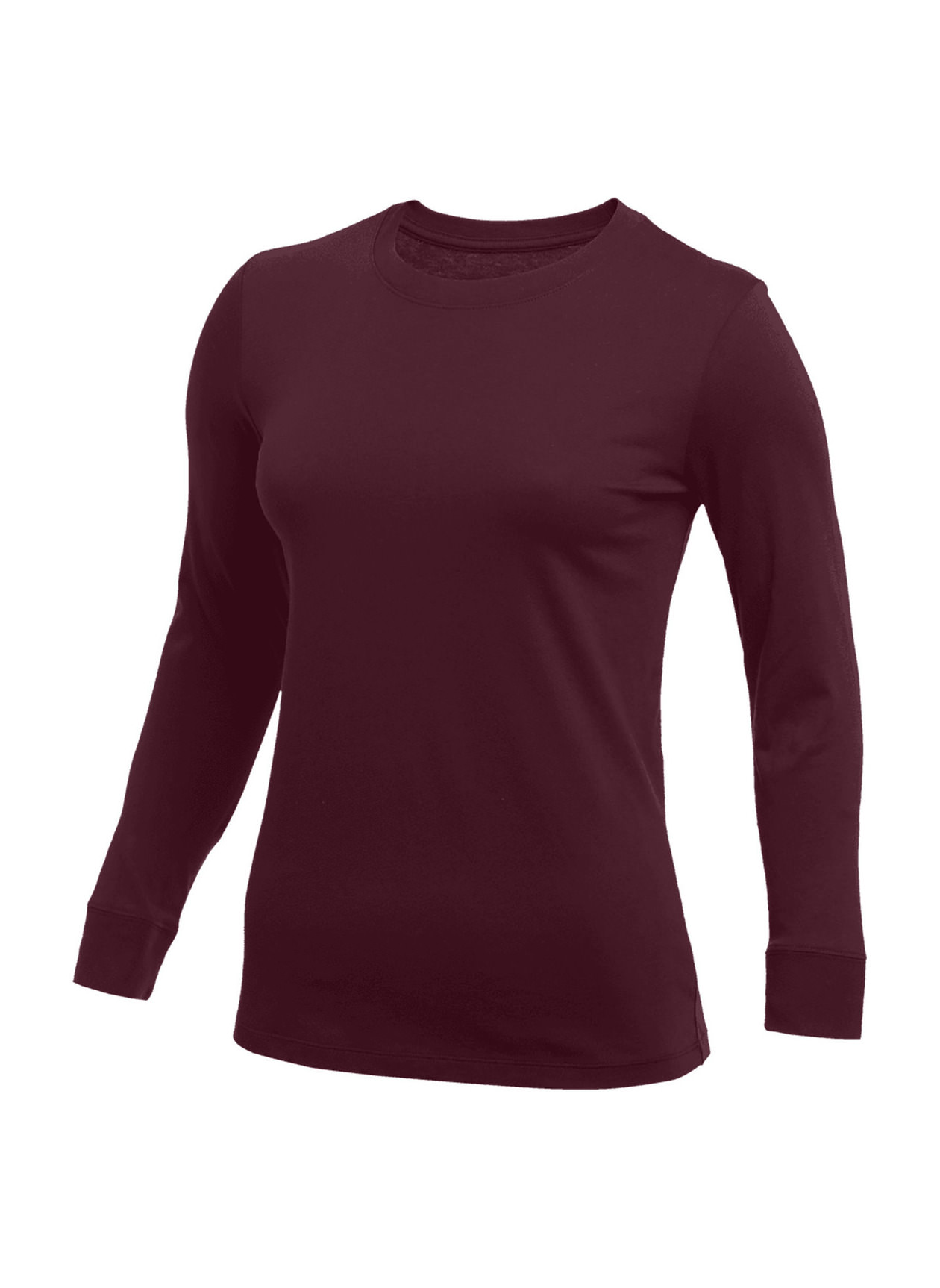 Nike Women's Deep Maroon Long-Sleeve T-Shirt