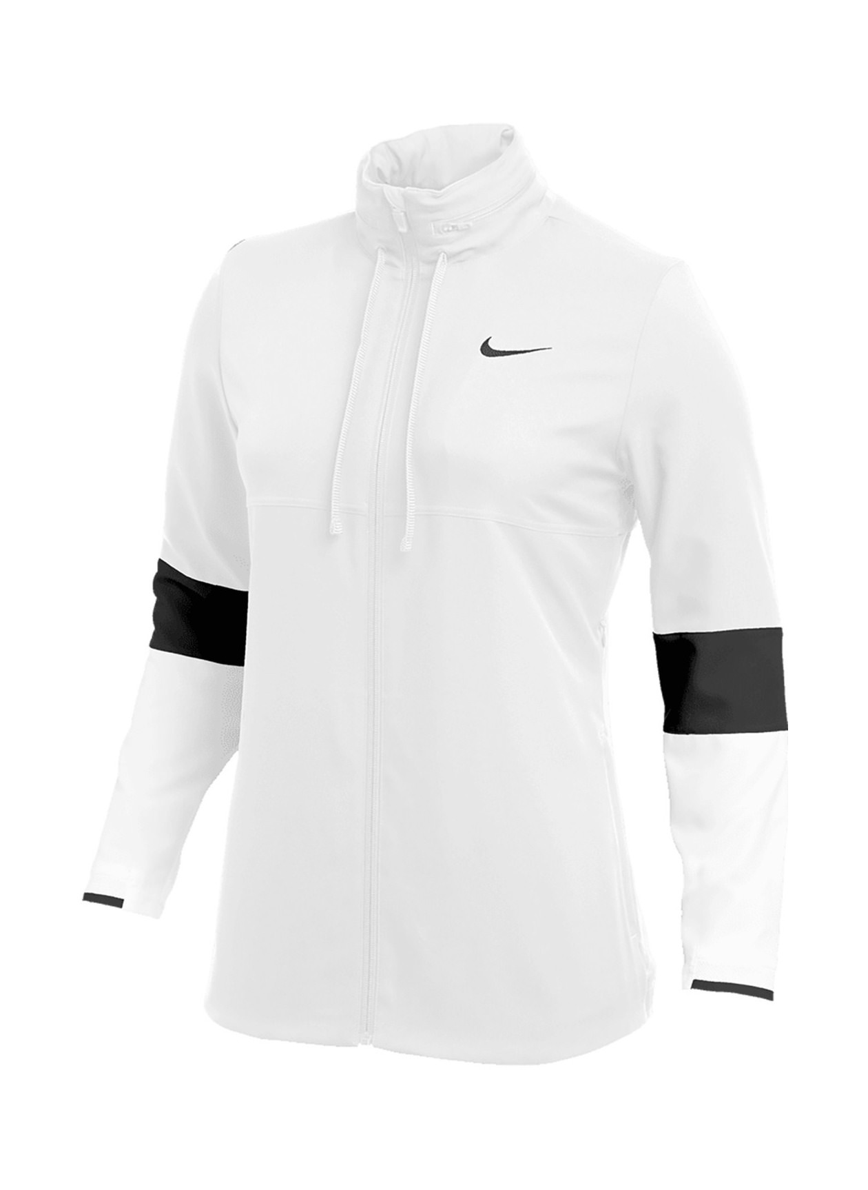 Logo Nike Women's White / Black Dri-FIT Jacket