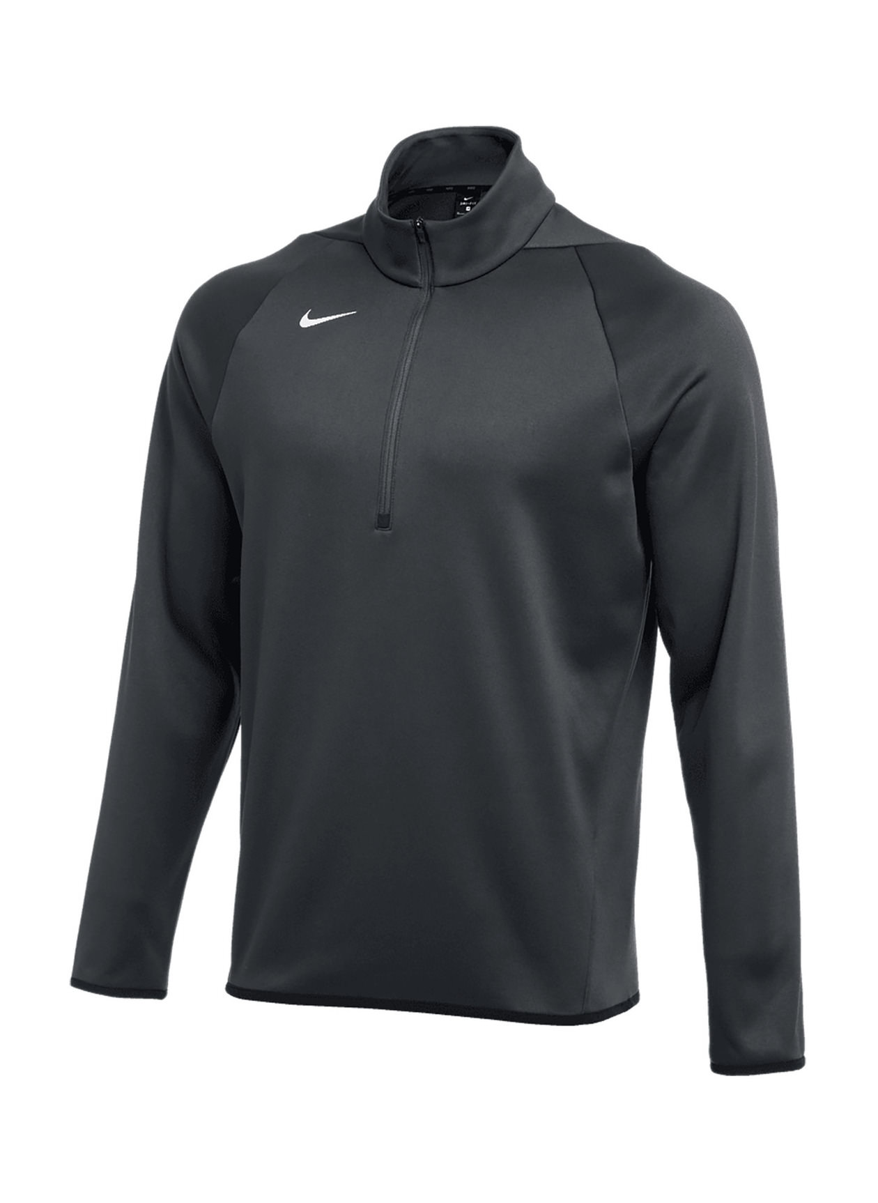 Nike Men's Team Anthracite Therma Long-Sleeve Quarter-Zip