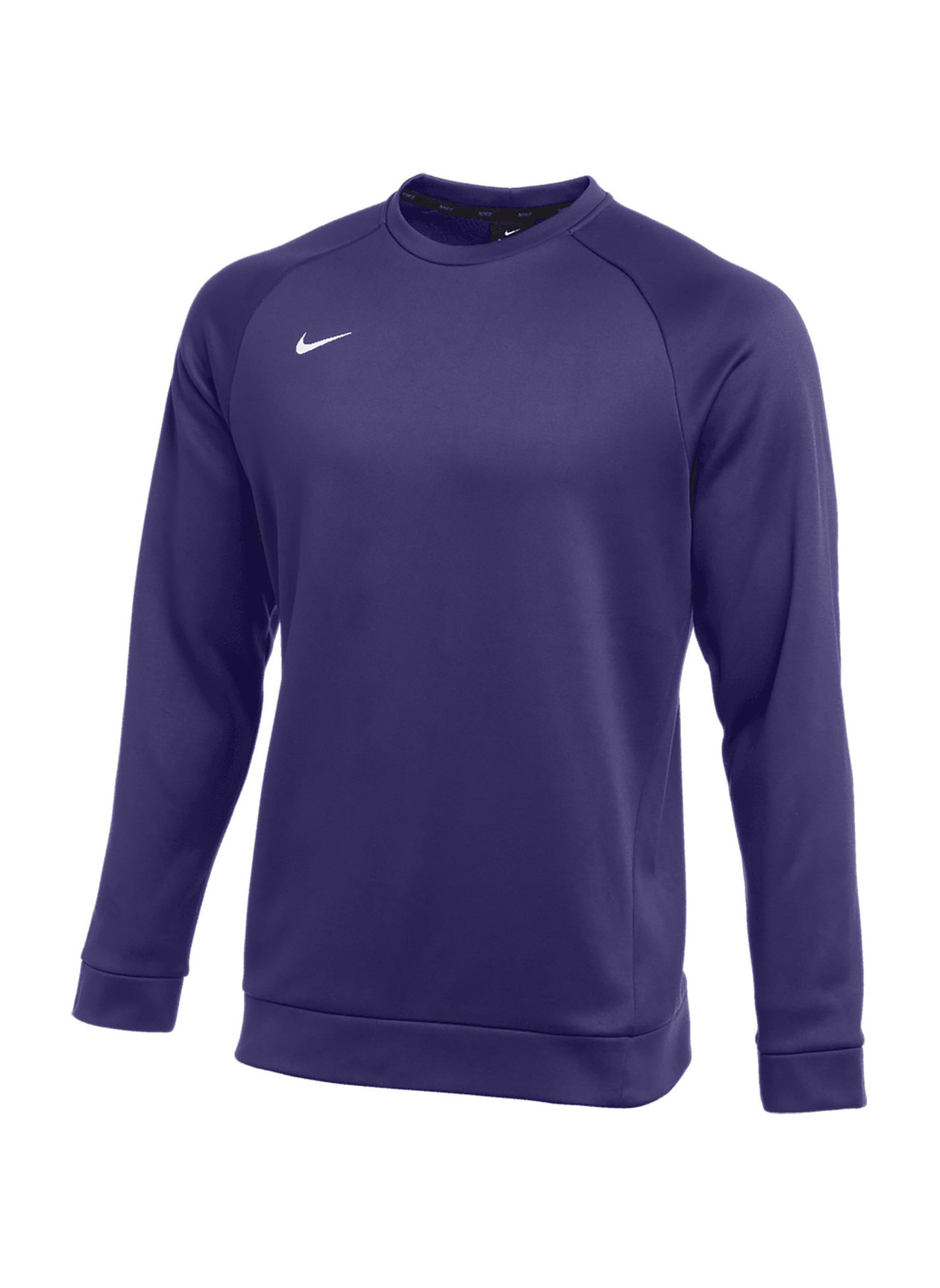 Nike Men's Team Purple / White Therma Crew
