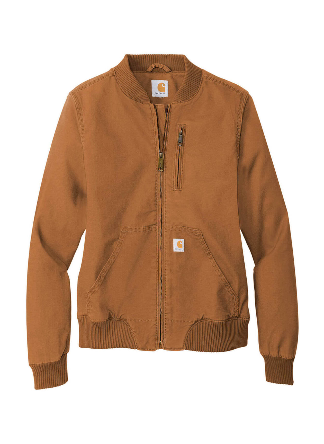 Carhartt Women's Carhartt Brown Canvas Work Jacket (Small) in the Work  Jackets & Coats department at