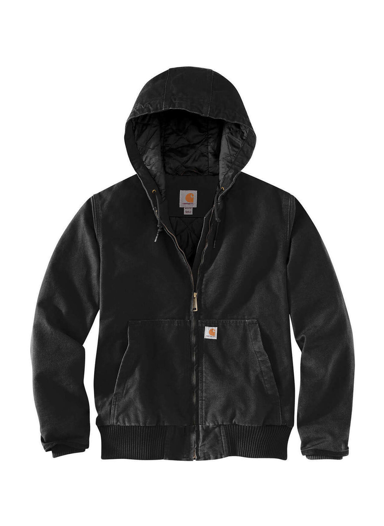 Carhartt Women's Black Washed Duck Active Jacket | Custom Jackets