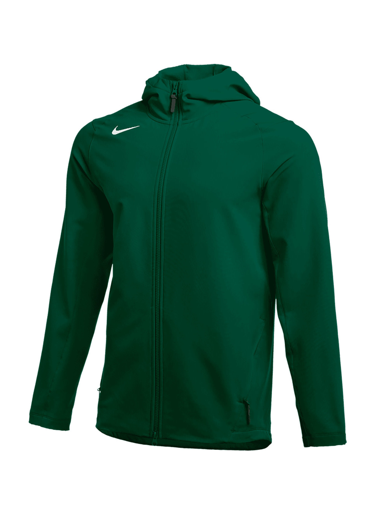 Nike Men's Team Dark Green / White Full Zip Heavy Jacket
