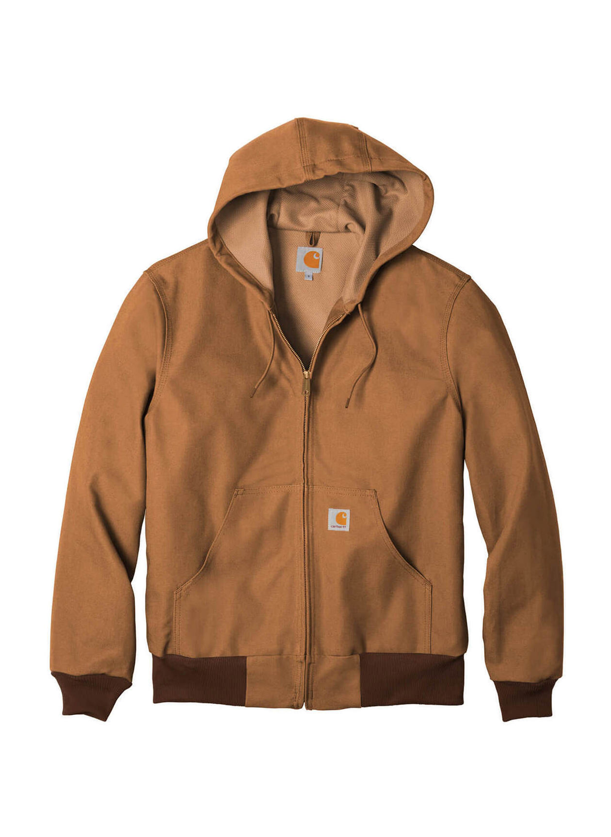 Carhartt Men's Brown Thermal-Lined Duck Active Jacket | Company