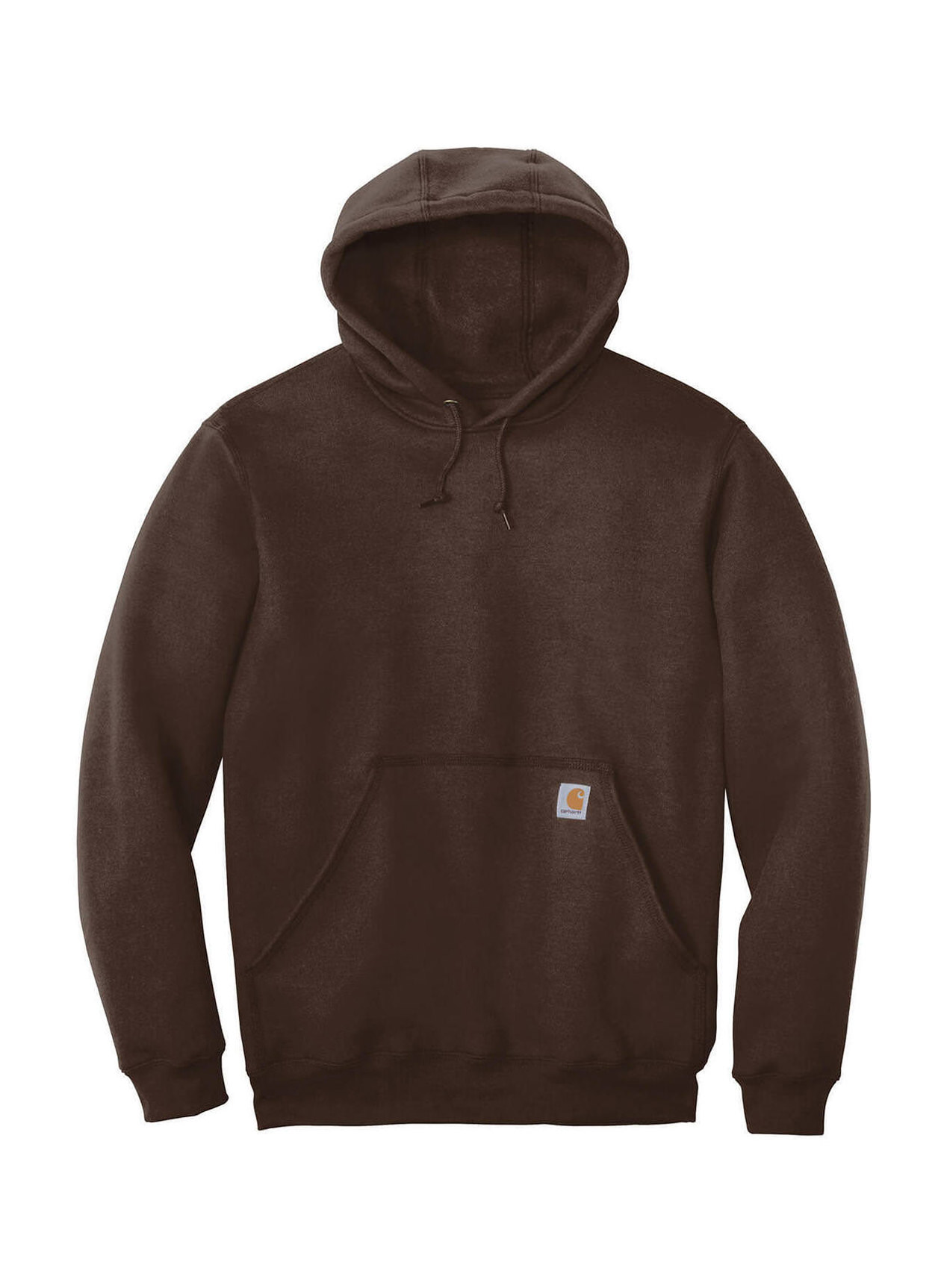 Carhartt Men's Midweight Hooded Logo Sweatshirt - Brown