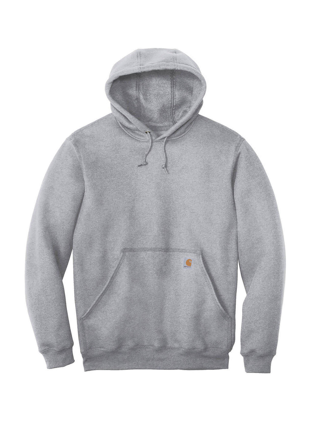 Custom Embroidered Carhartt Men's Heather Grey Midweight Hooded ...