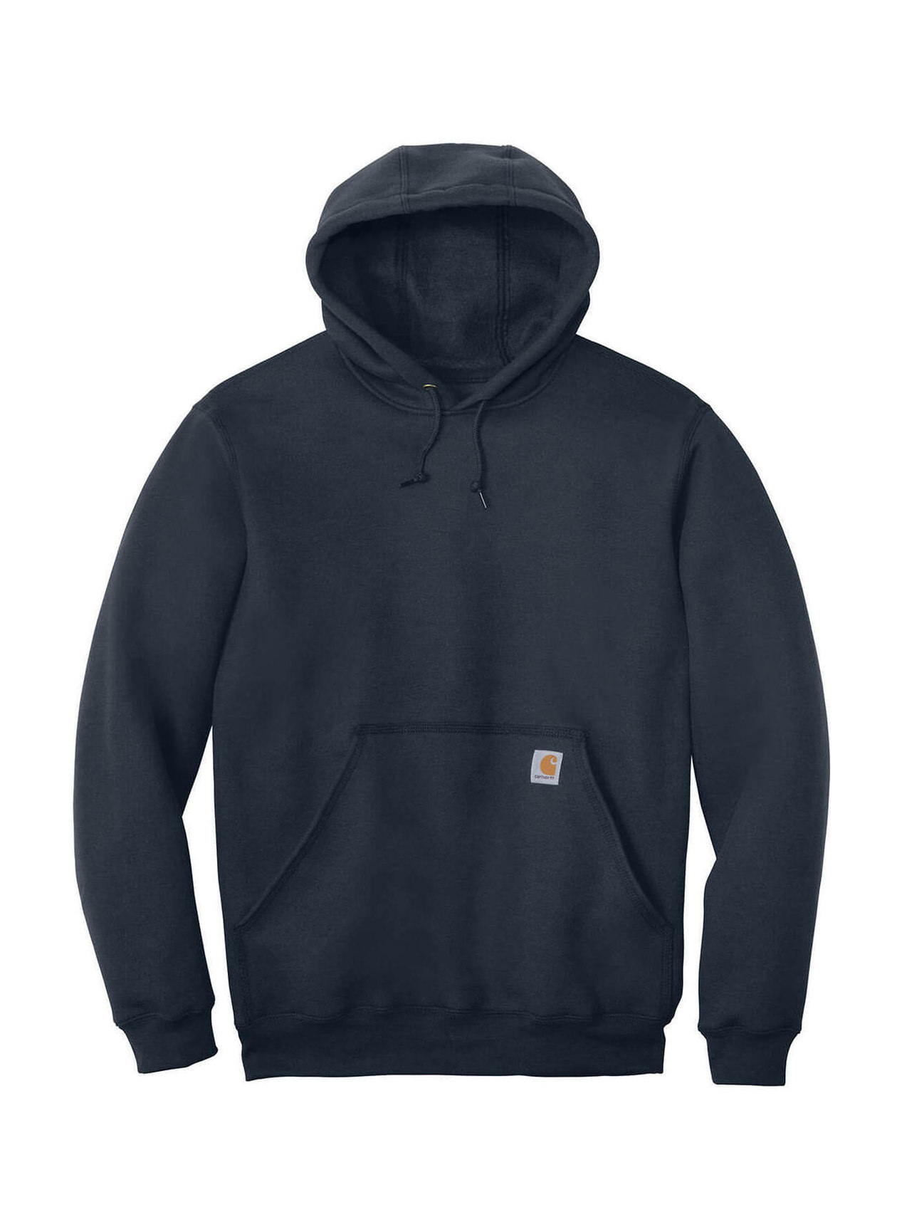 Branded Carhartt Men's New Navy Midweight Hooded Sweatshirt | Printed ...
