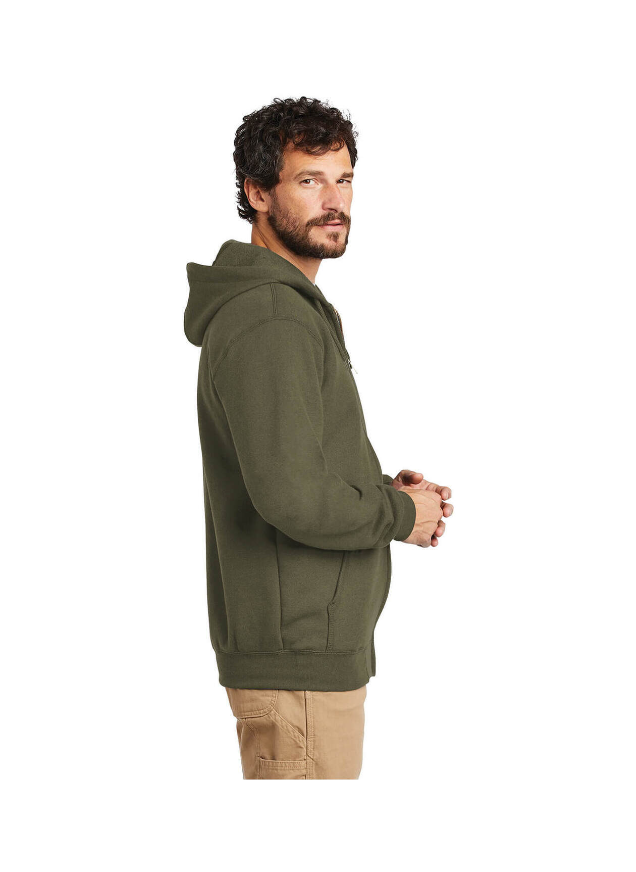 Carhartt Mens Midweight Hooded Zip Front Sweatshirt