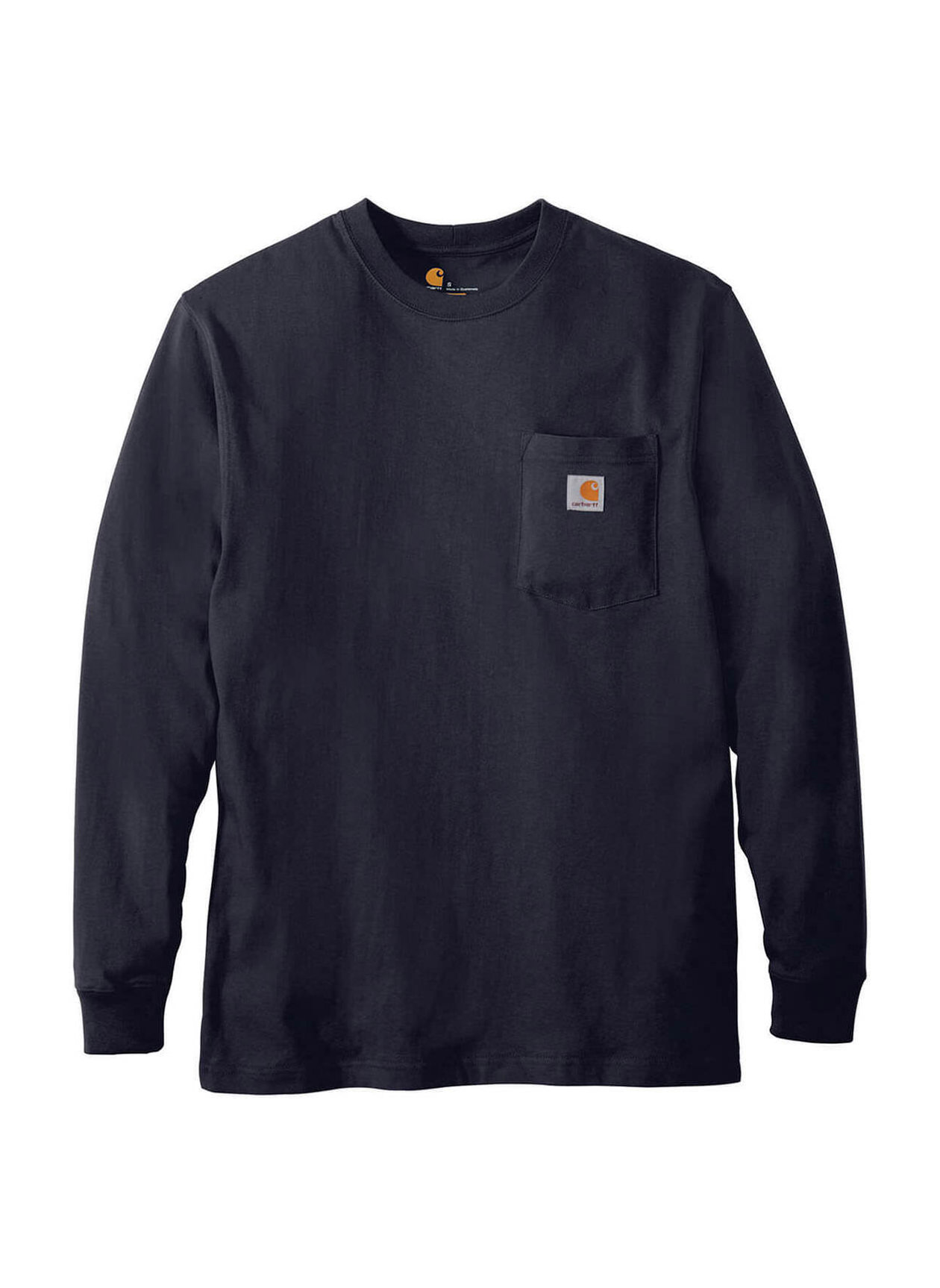 Carhartt Men's Navy Workwear Pocket Long-Sleeve T-Shirt