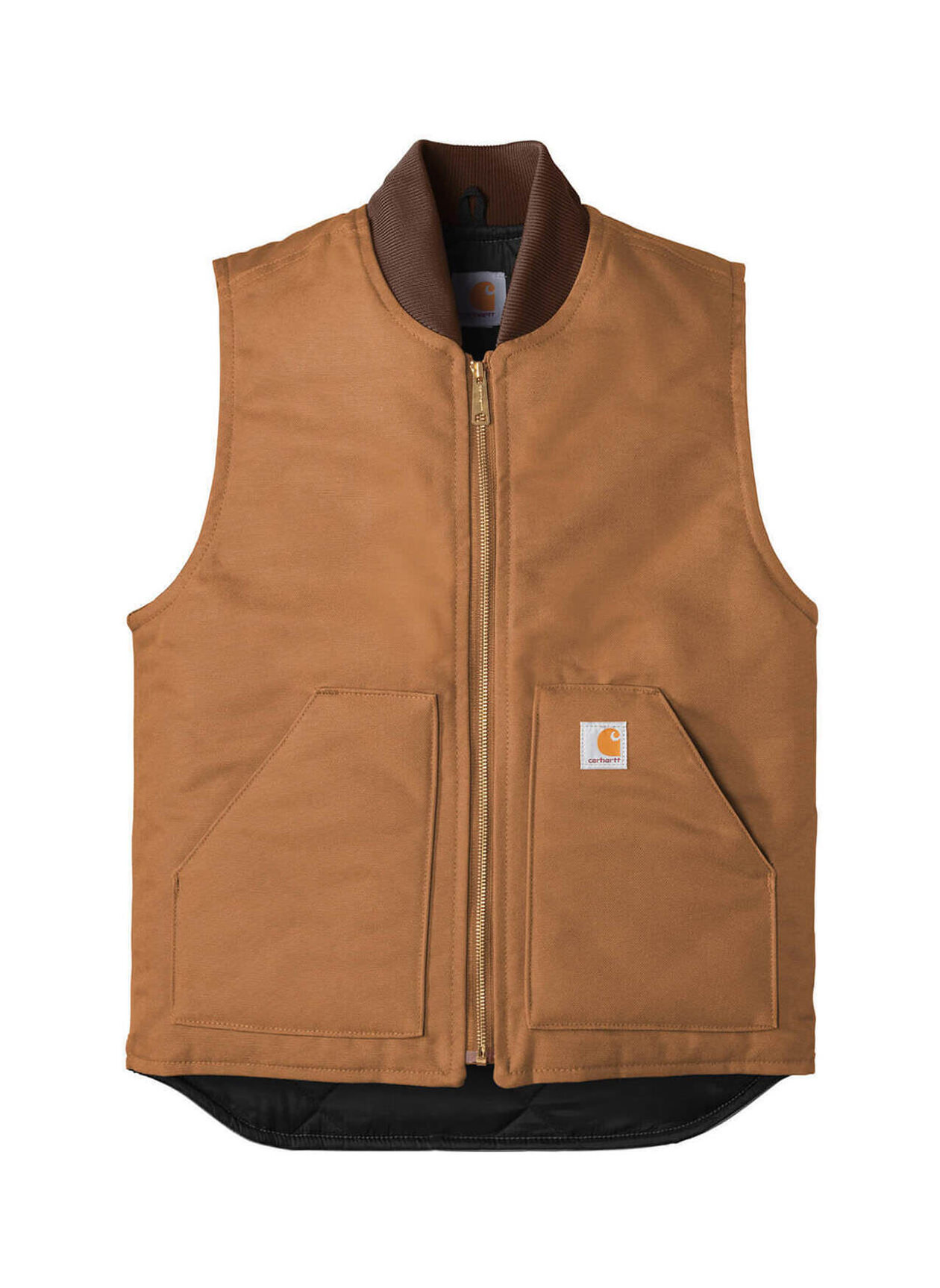 Carhartt Men's Brown Duck Vest