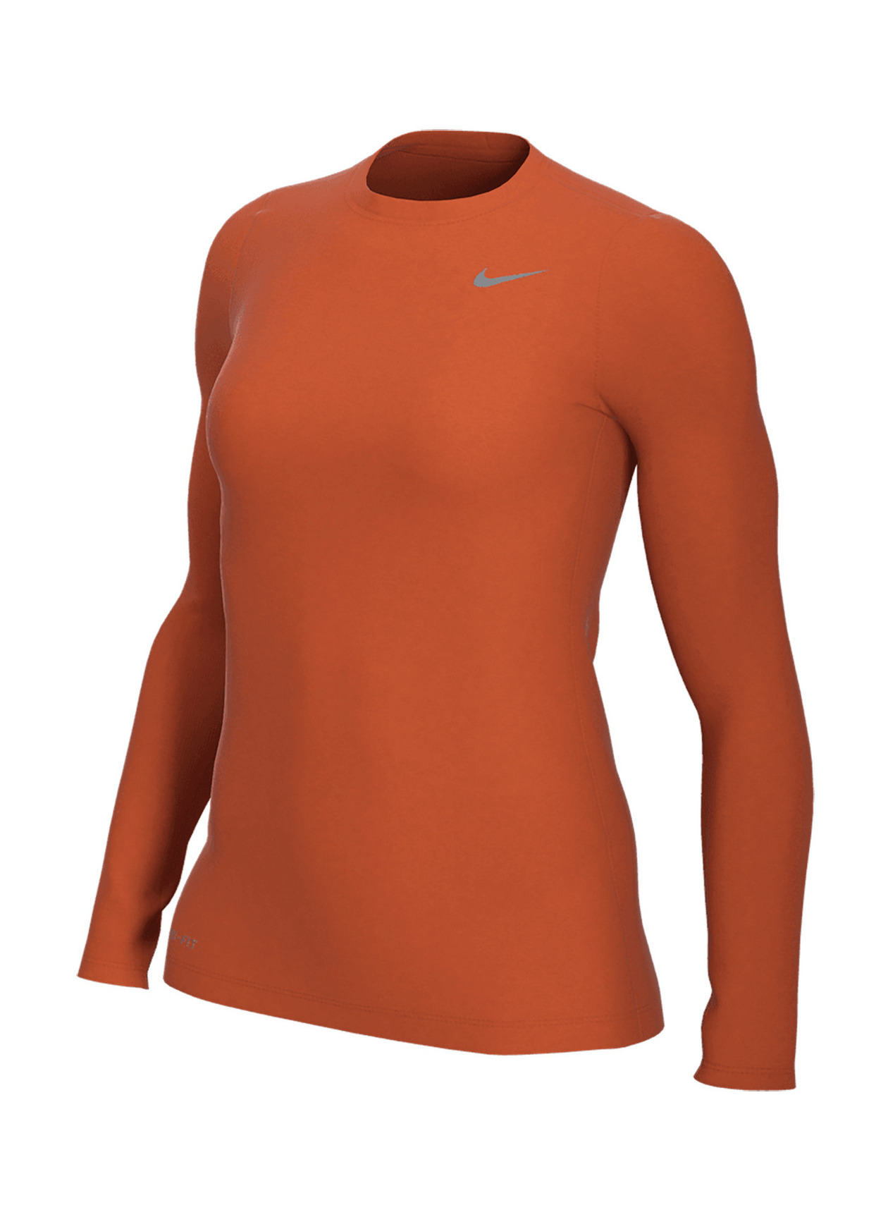 Nike Women's University Orange Legend Long-Sleeve Training T-Shirt