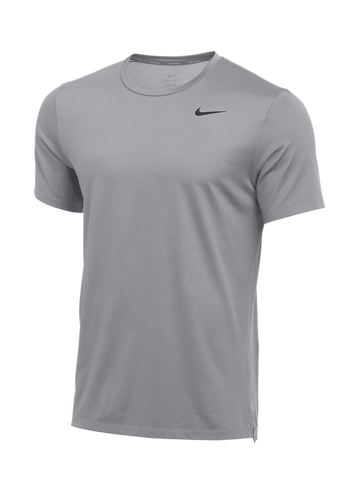 Nike Wolf Grey Heather Dri-FIT Training T-Shirt | Nike