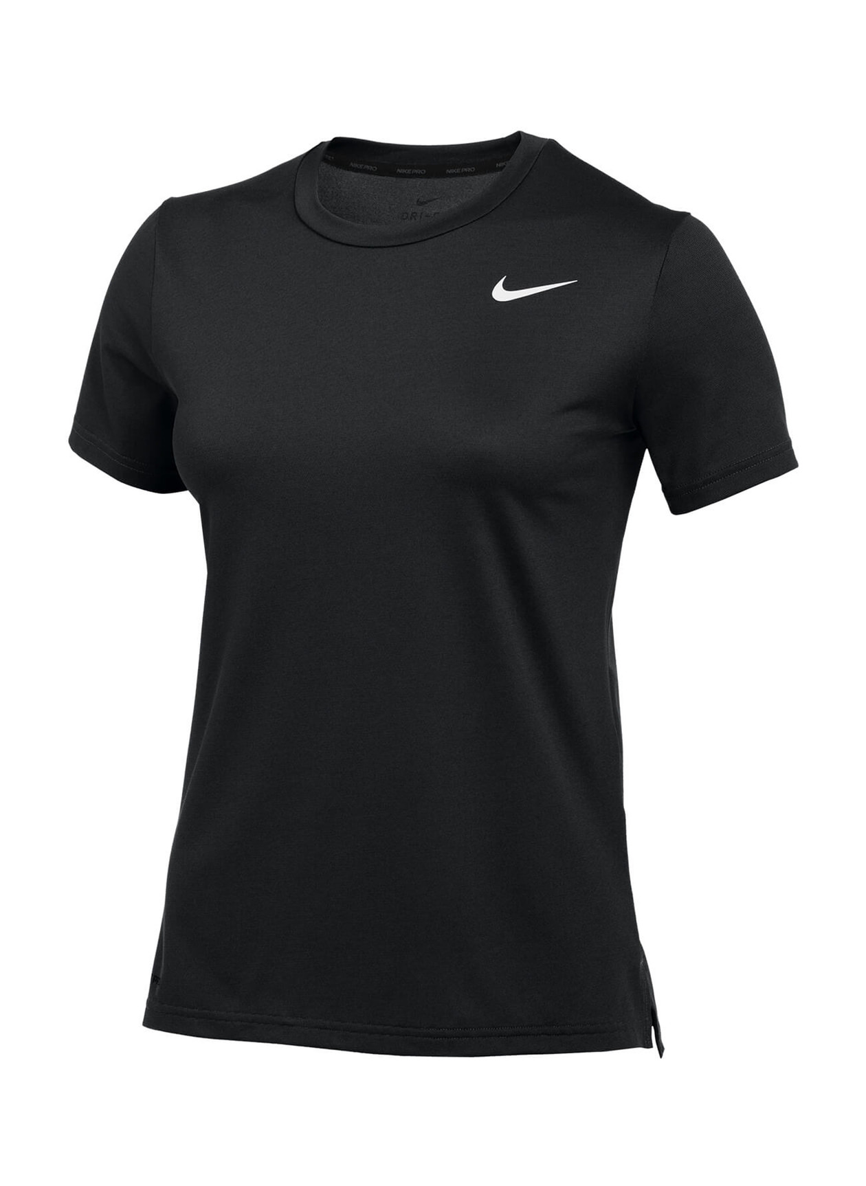 Custom T-shirts | Screen Printed Nike Women's Team Black / Heather Pro ...