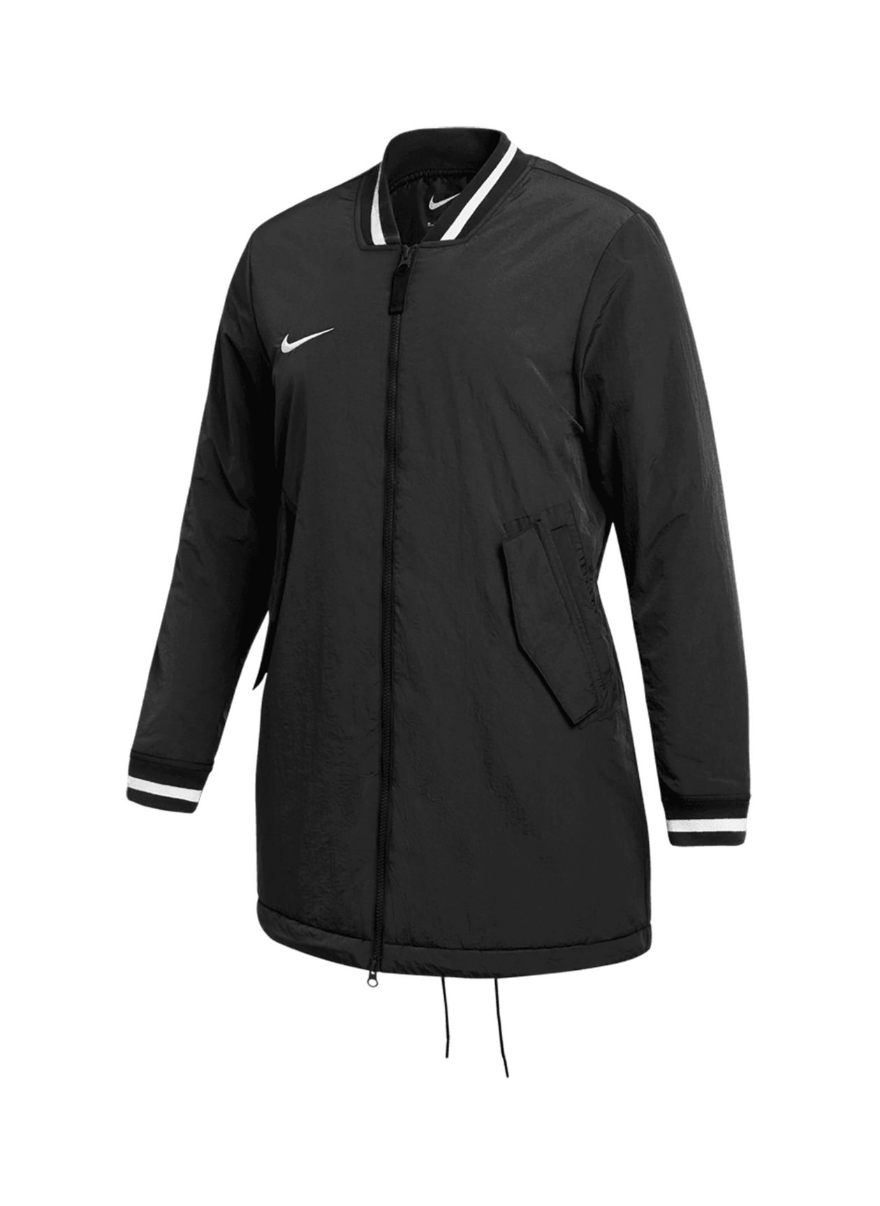 Men's Nike Letterman Jacket - Black/Anthracite/Wht - Size S