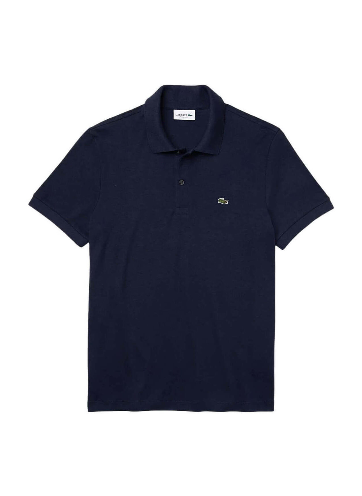 Lacoste Men's Navy Blue Regular Fit Soft Cotton Polo