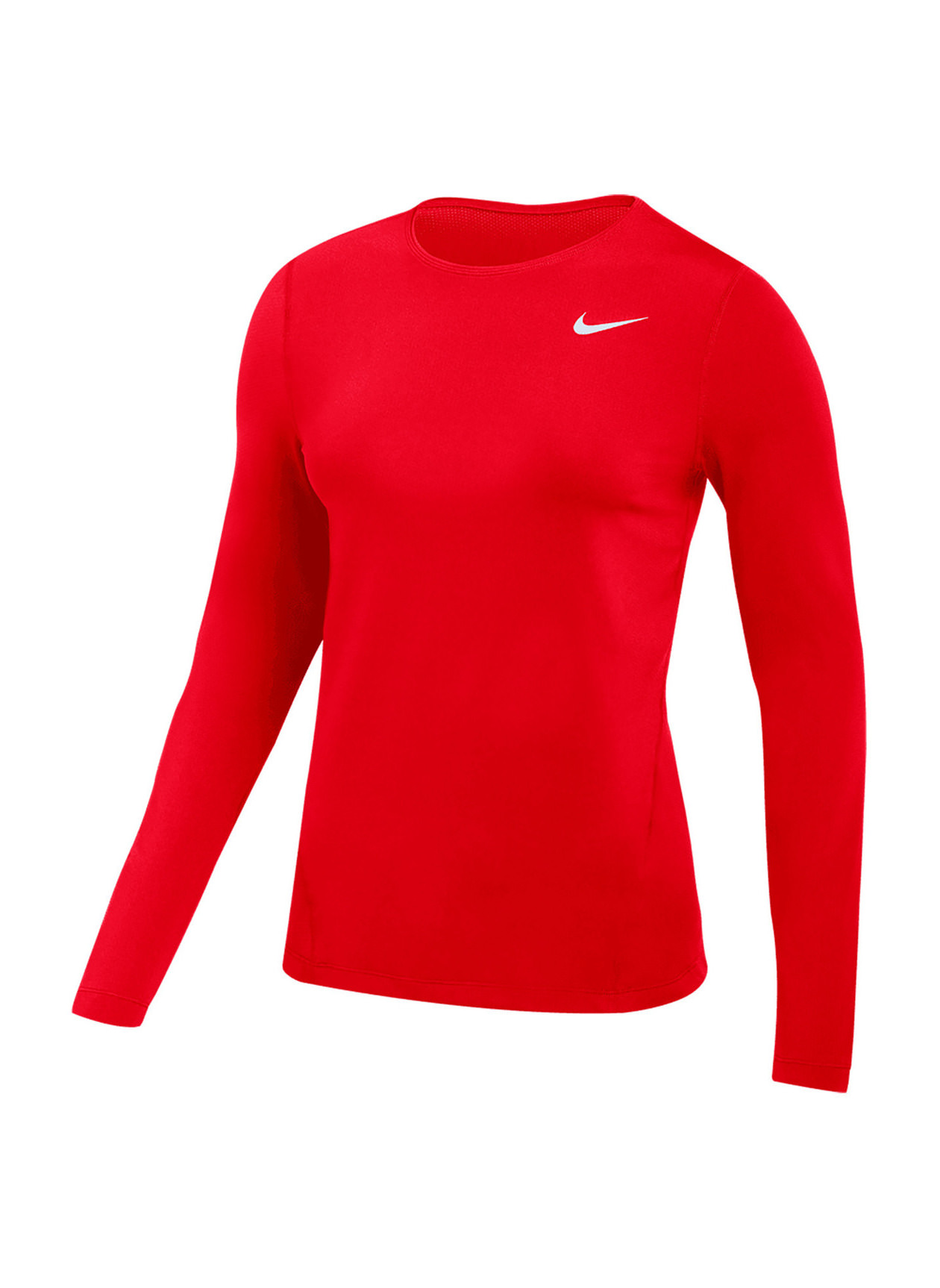 flydende Betydelig festspil Nike Women's University Red / White Pro Long-Sleeve Mesh T-Shirt | T-shirts  Custom