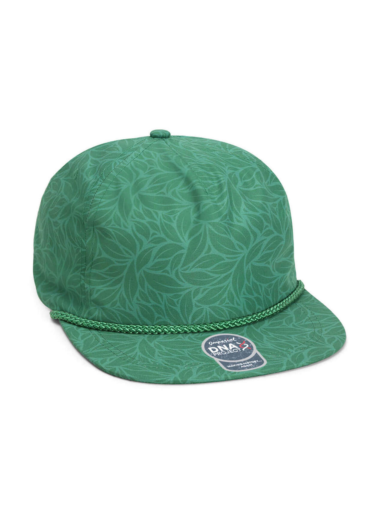 Imperial Green Floral The Aloha Rope Hat