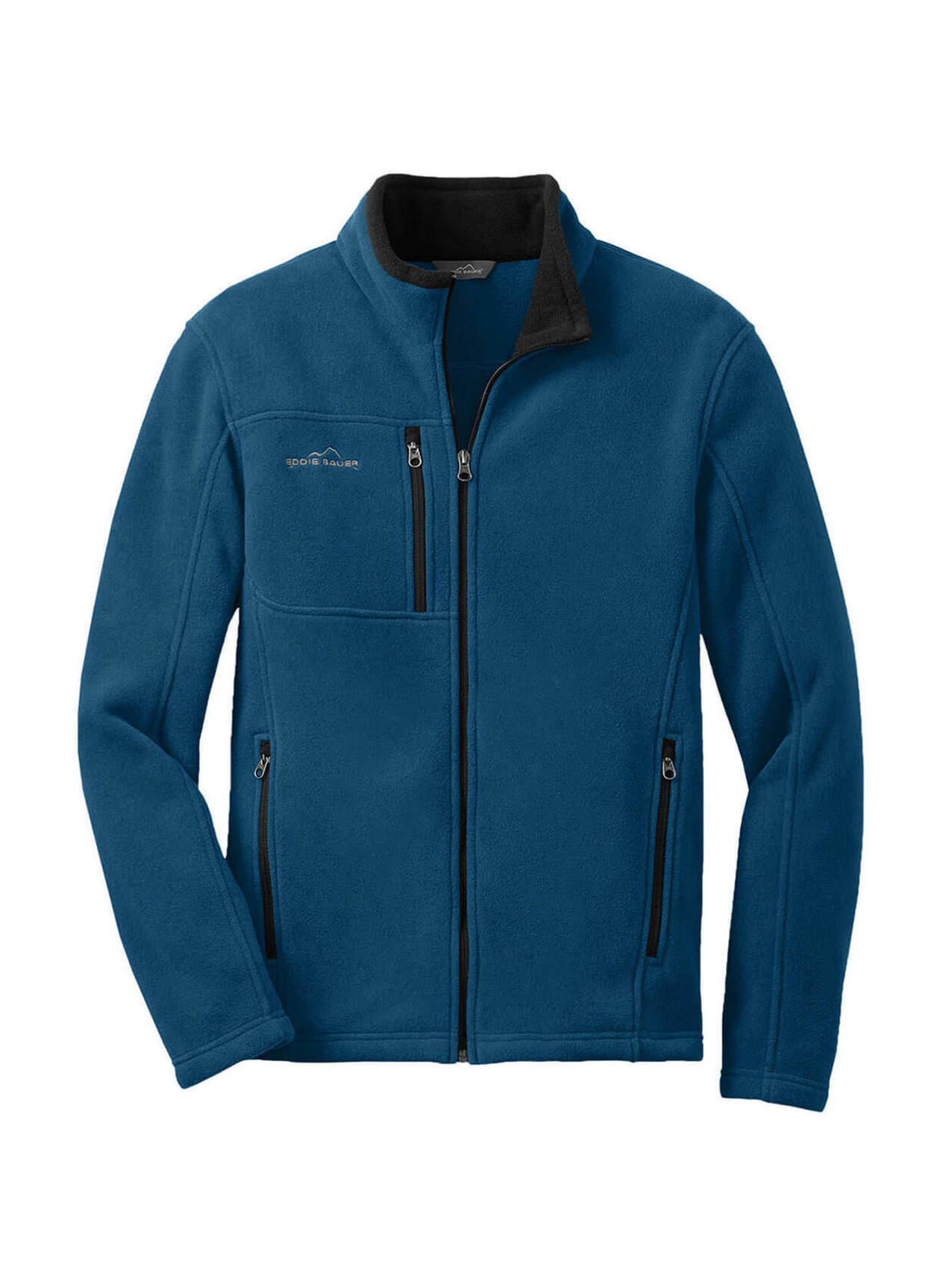 Eddie Bauer Men's Deep Sea Blue Fleece Jacket