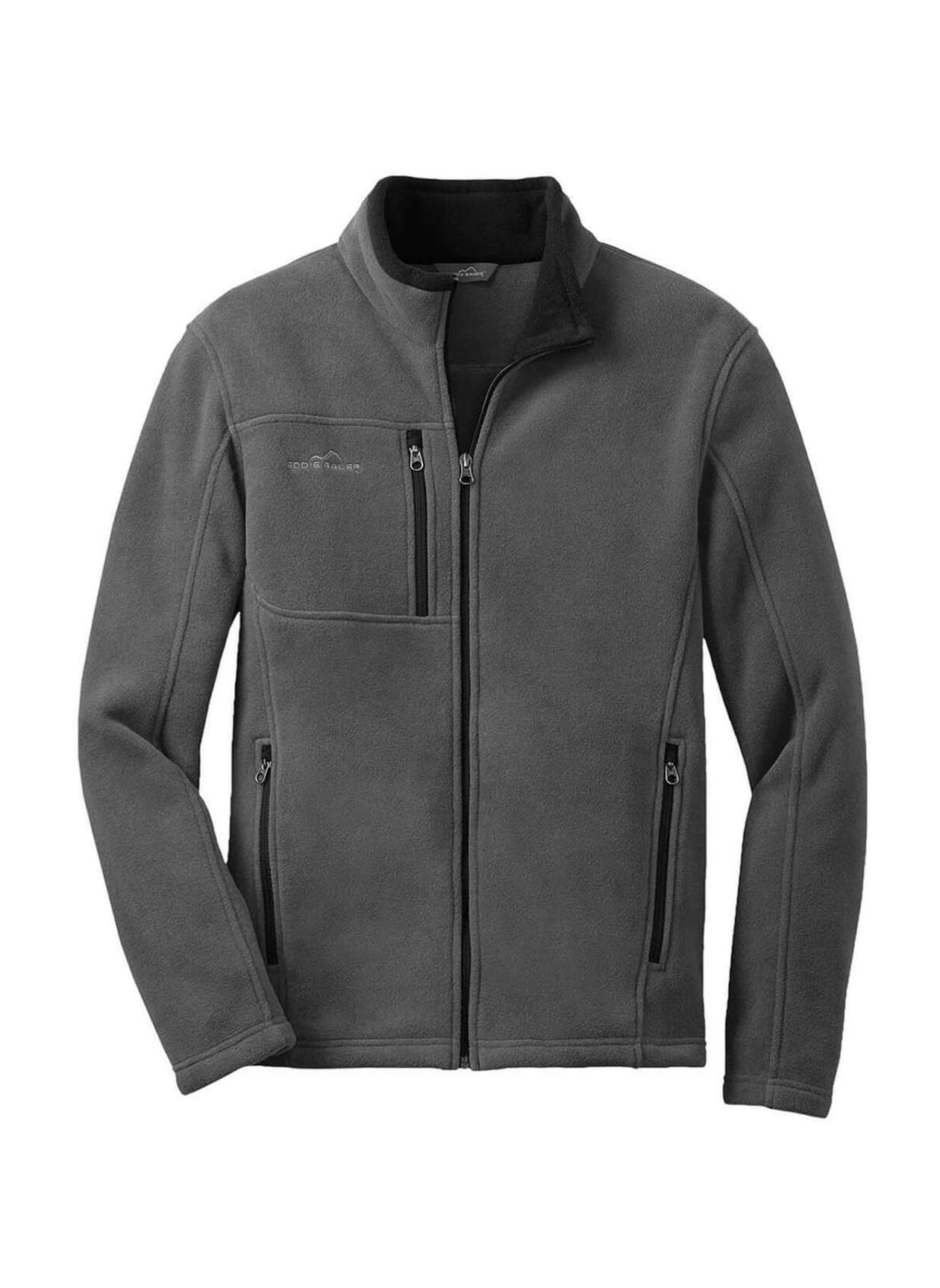 Eddie Bauer Men's Grey Steel Fleece Jacket