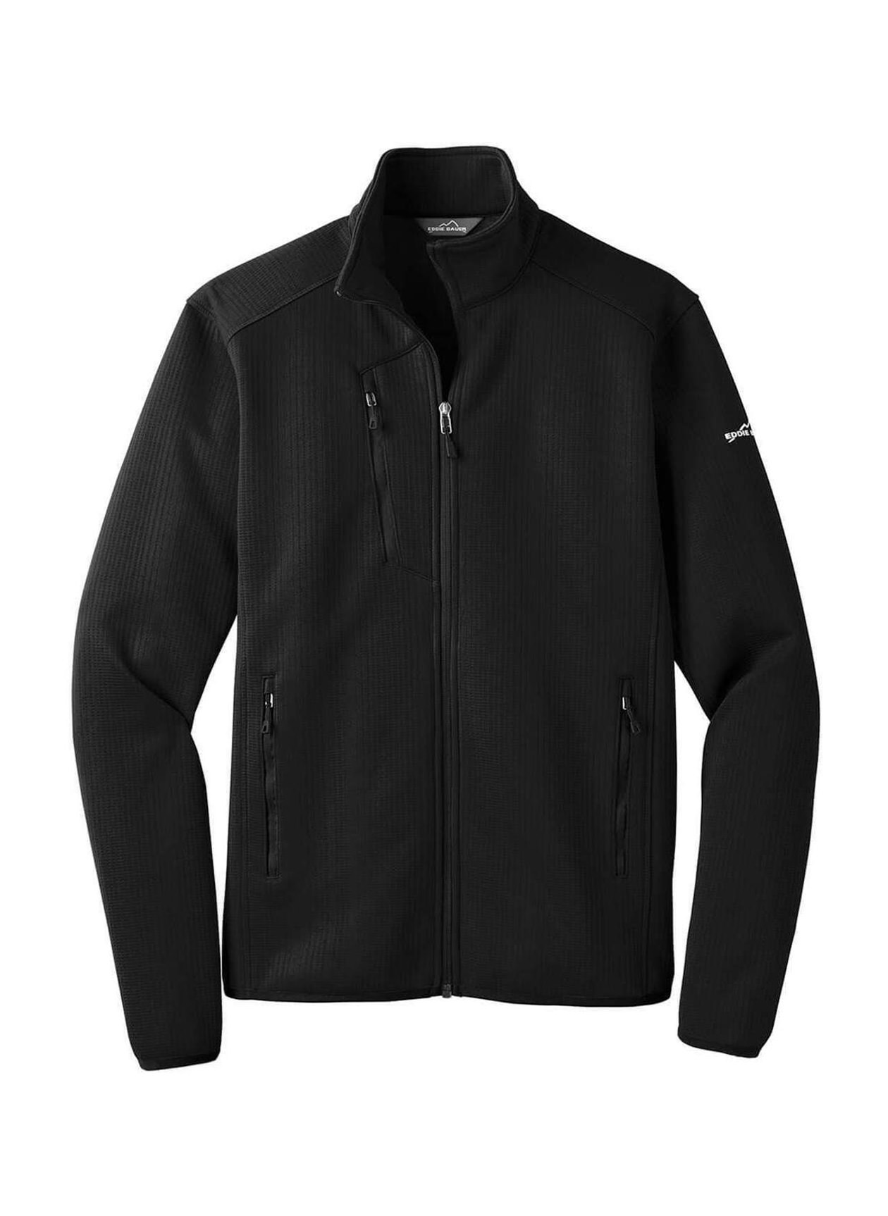 Corporate Eddie Bauer Men's Black Dash Fleece Jacket | Custom Jackets