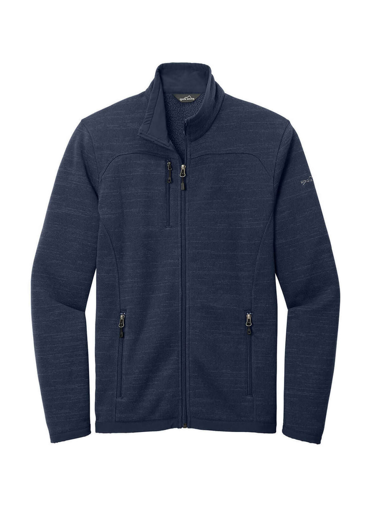 Eddie Bauer Sweater Fleece Jacket Men's River Blue Heather EB250
