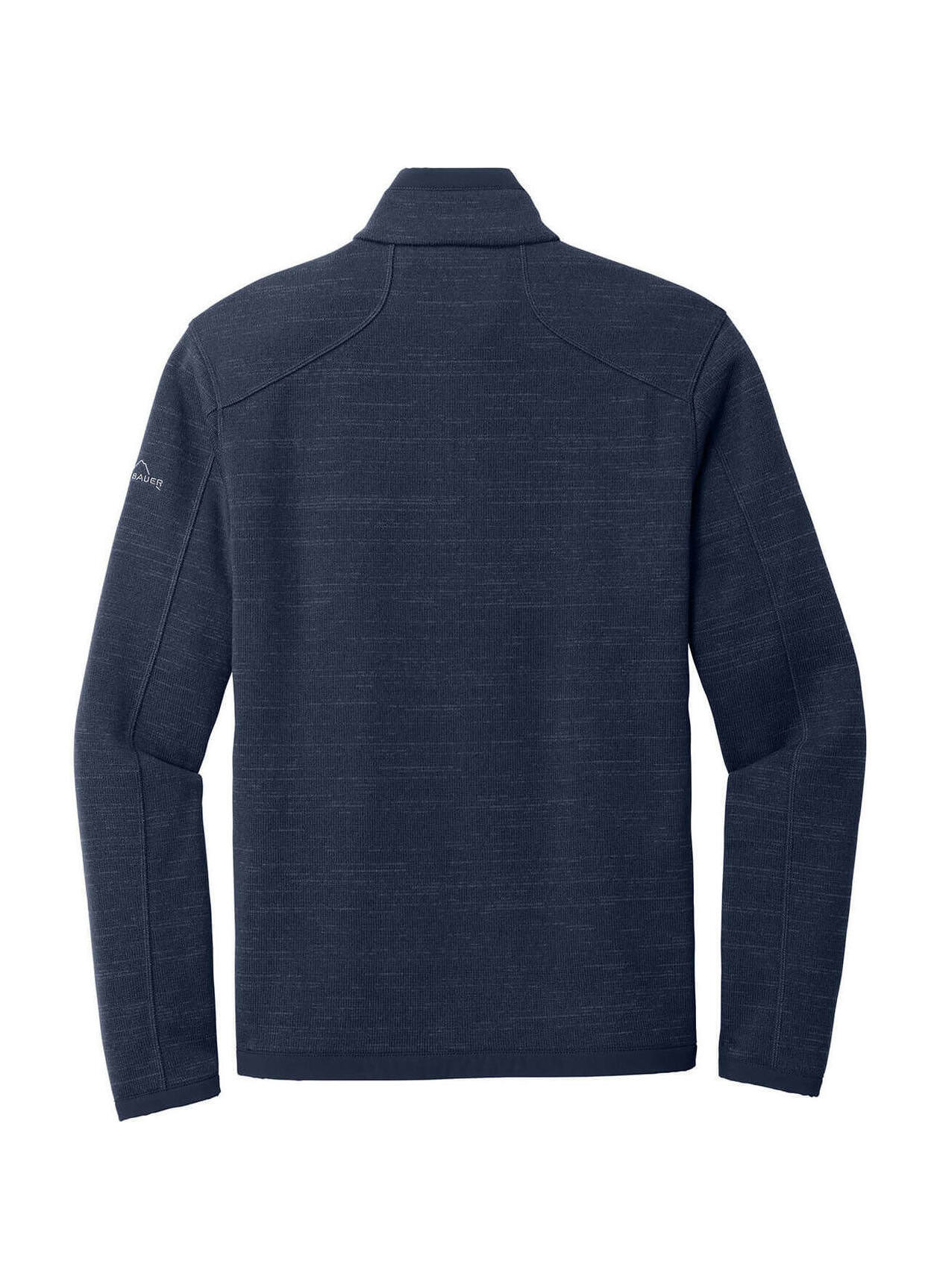 Eddie Bauer Sweater Fleece Jacket Men's River Blue Heather EB250