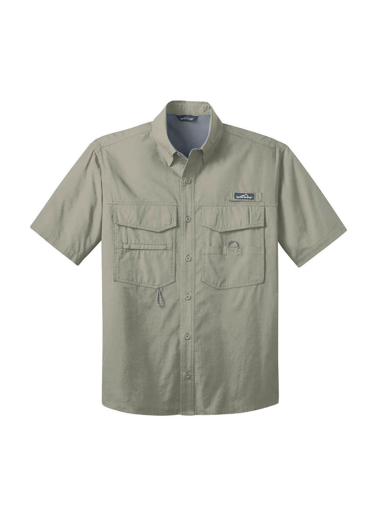 Eddie Bauer Men's Driftwood Short-Sleeve Fishing Shirt