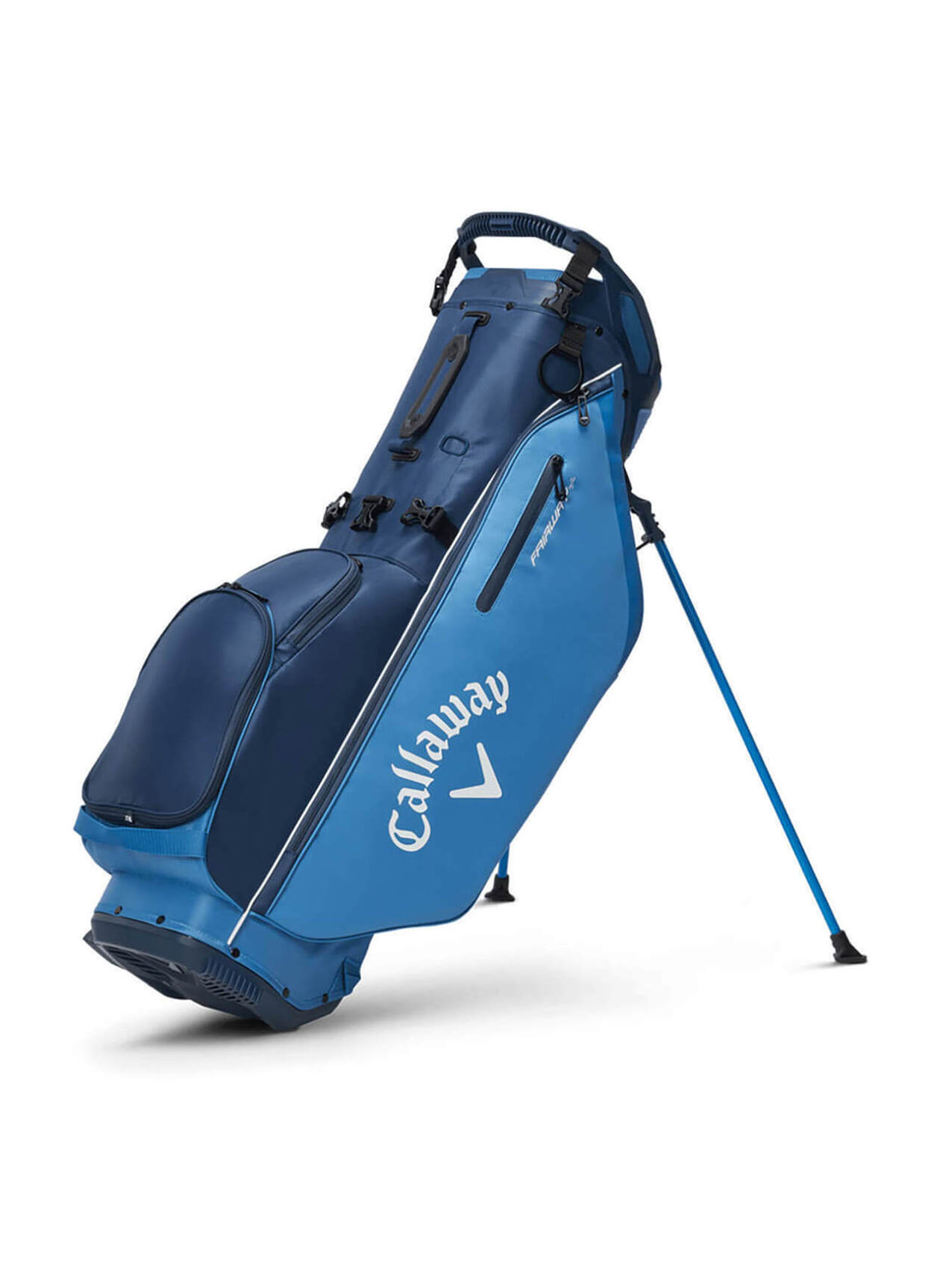 Callaway Navy Blue / Atlantic Blue Golf Fairway + Double Strap Stand Bag