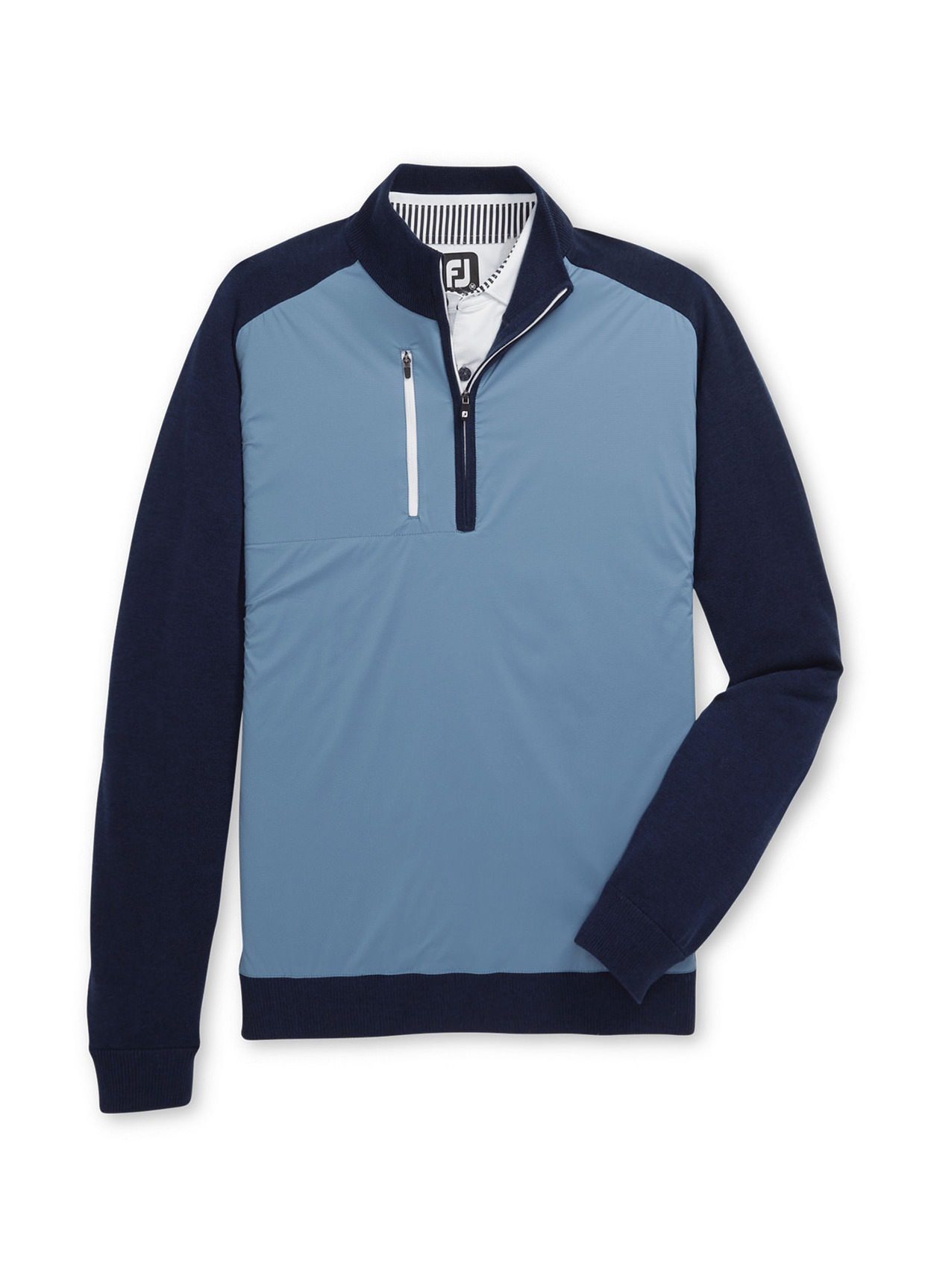 Men's 1/4 Zip Pullover Sweater - Navy