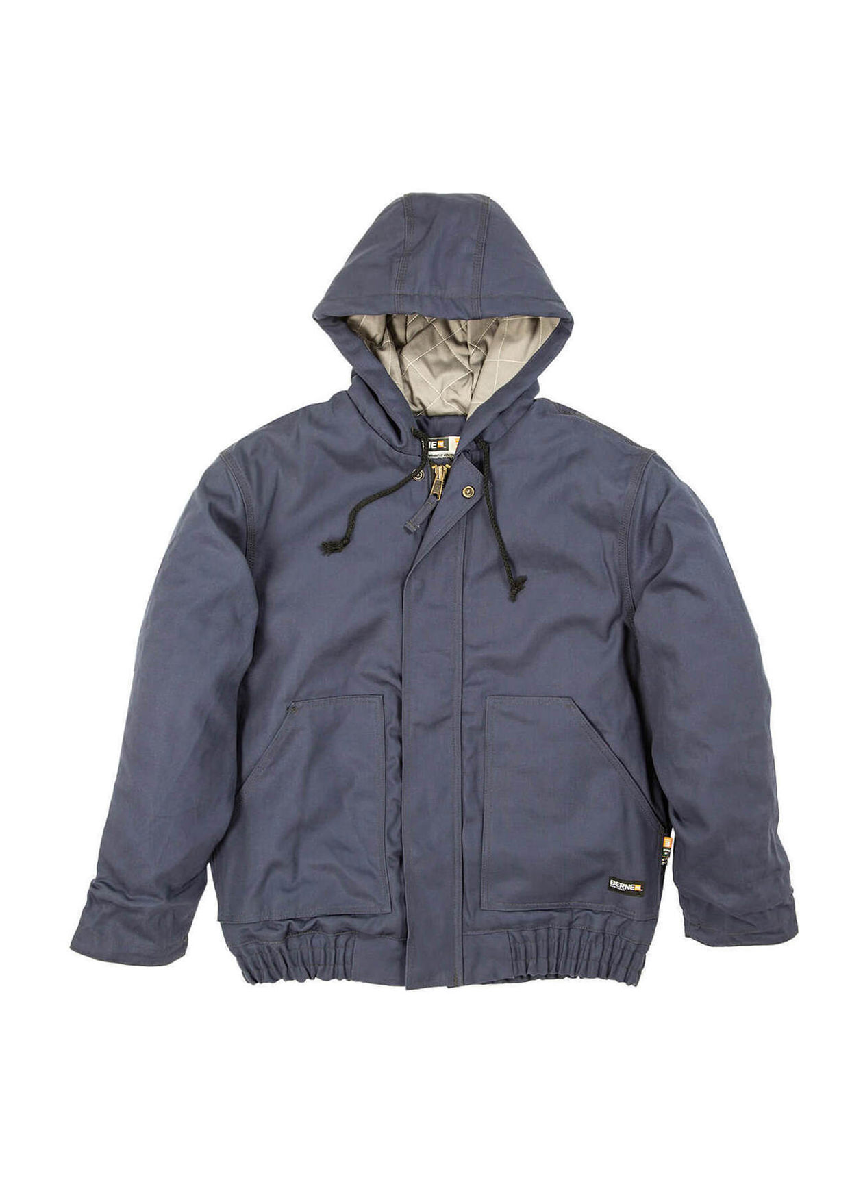 Berne Men's Navy Flame-Resistant Hooded Jacket