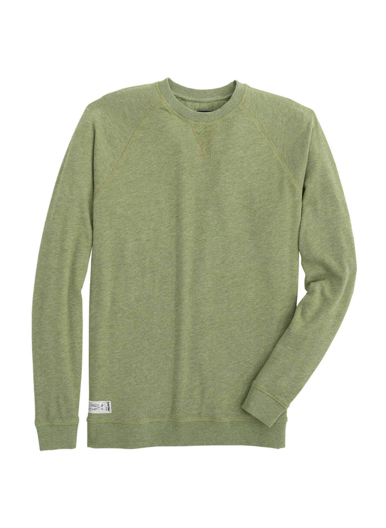 Johnnie-O Men's Evergreen Heathered Pamlico Sweatshirt | Custom Logo ...