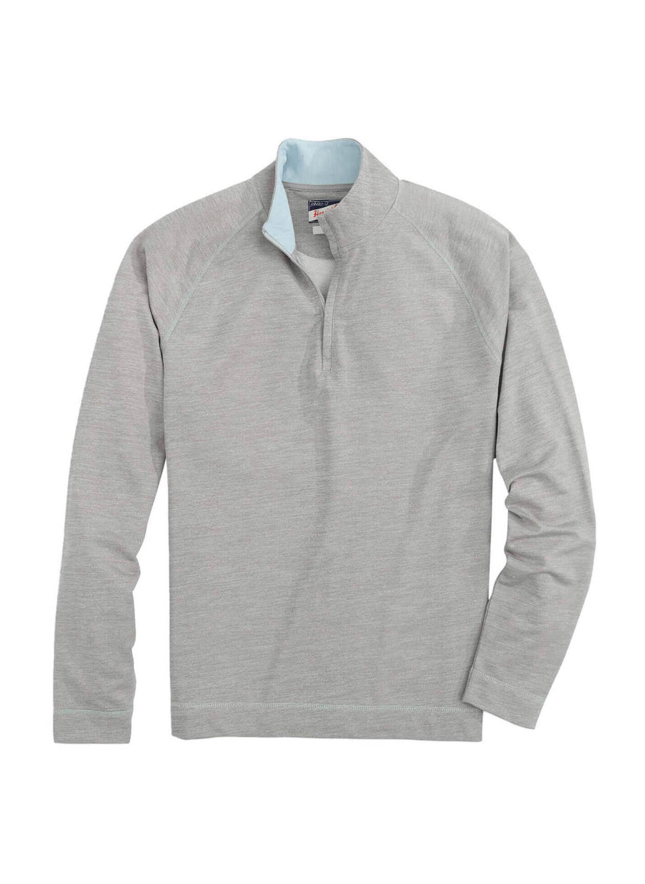 Embroidered Johnnie-O Men's Quarry Bannister Heathered Quarter-Zip ...