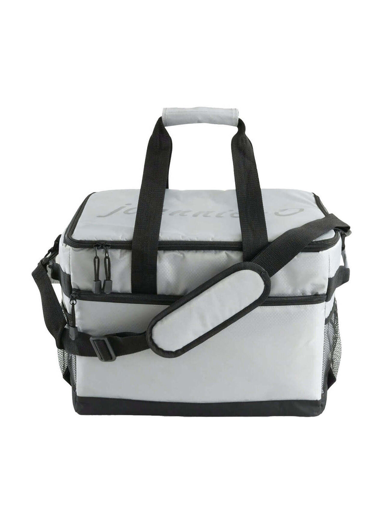 Johnnie-O Gray Large Collapsible Cooler Bag