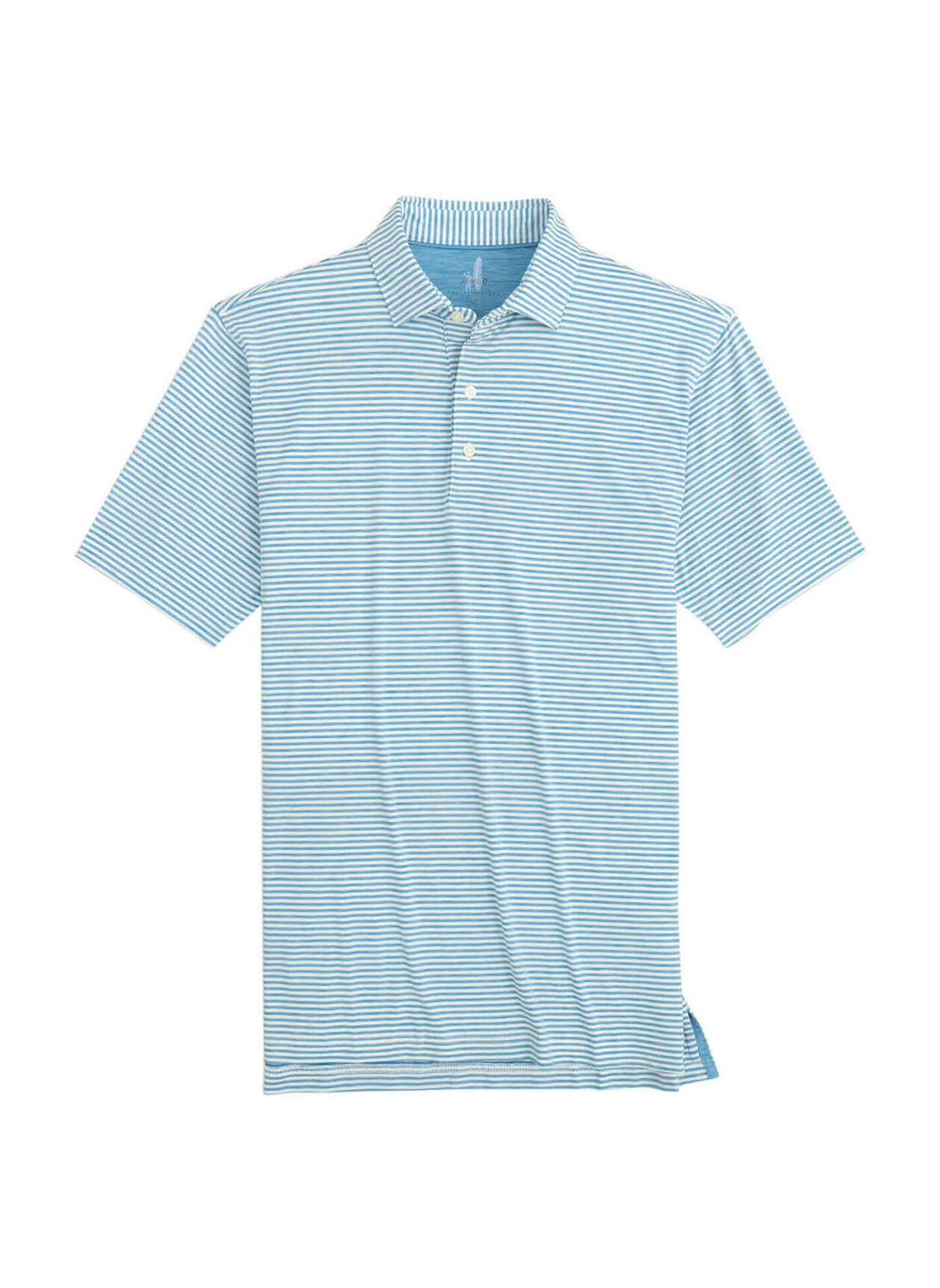 Customized Johnnie-O Men's Maverick Seymour Striped Polo | Logo Polo Shirt