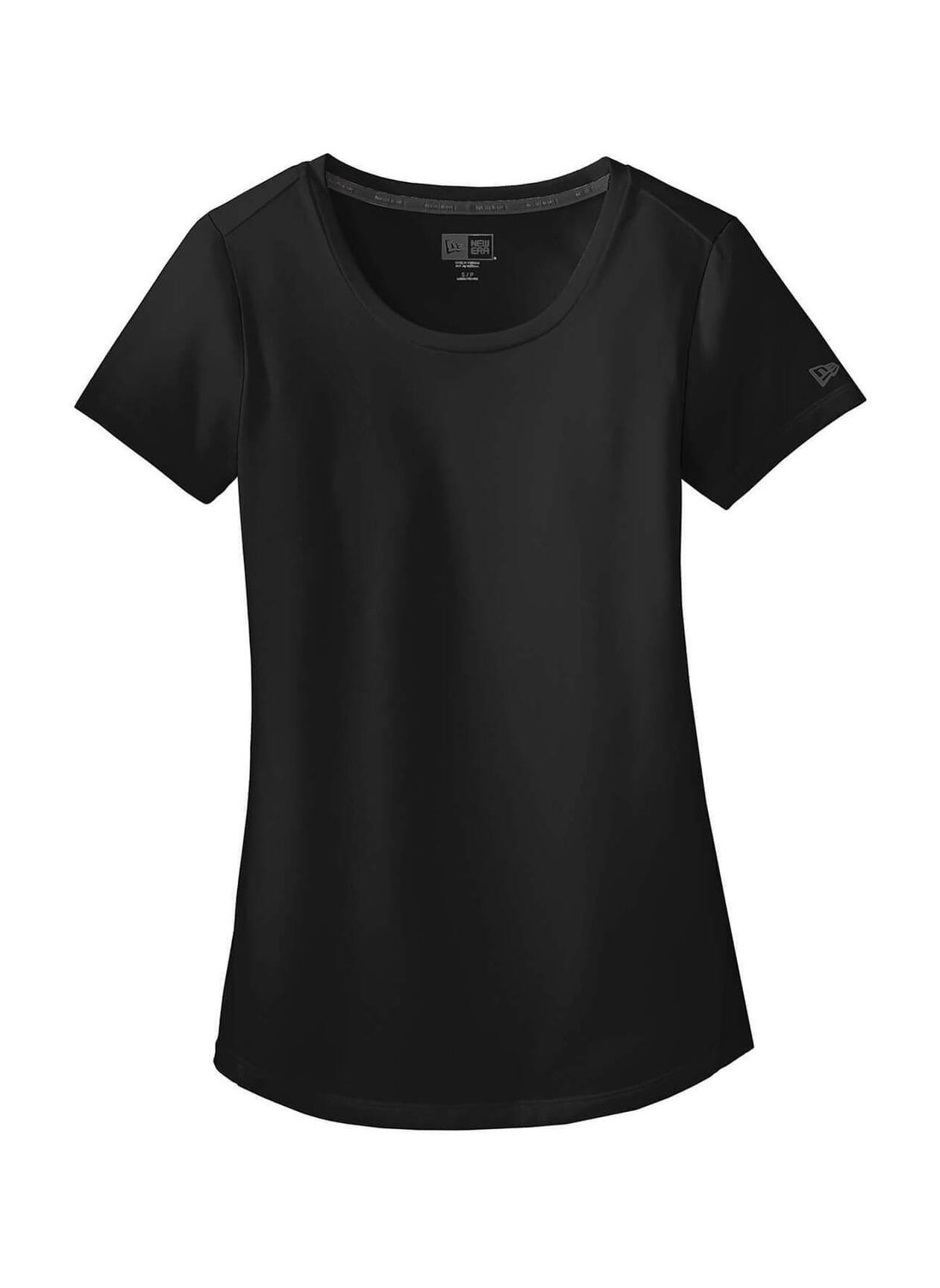 New Era Women's Black Series Performance Scoop T-Shirt
