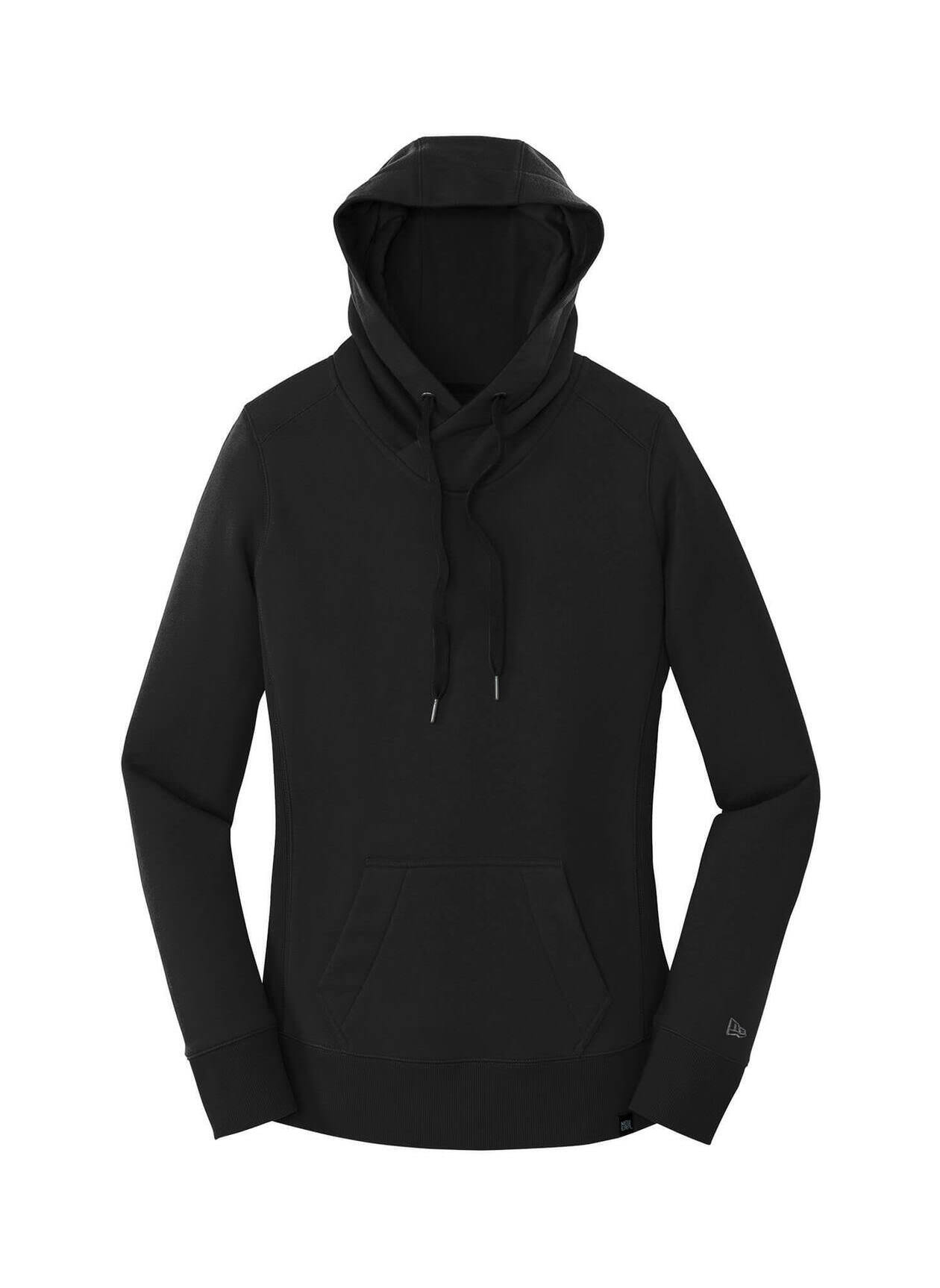 New Era Women's Black French Terry Pullover Hoodie