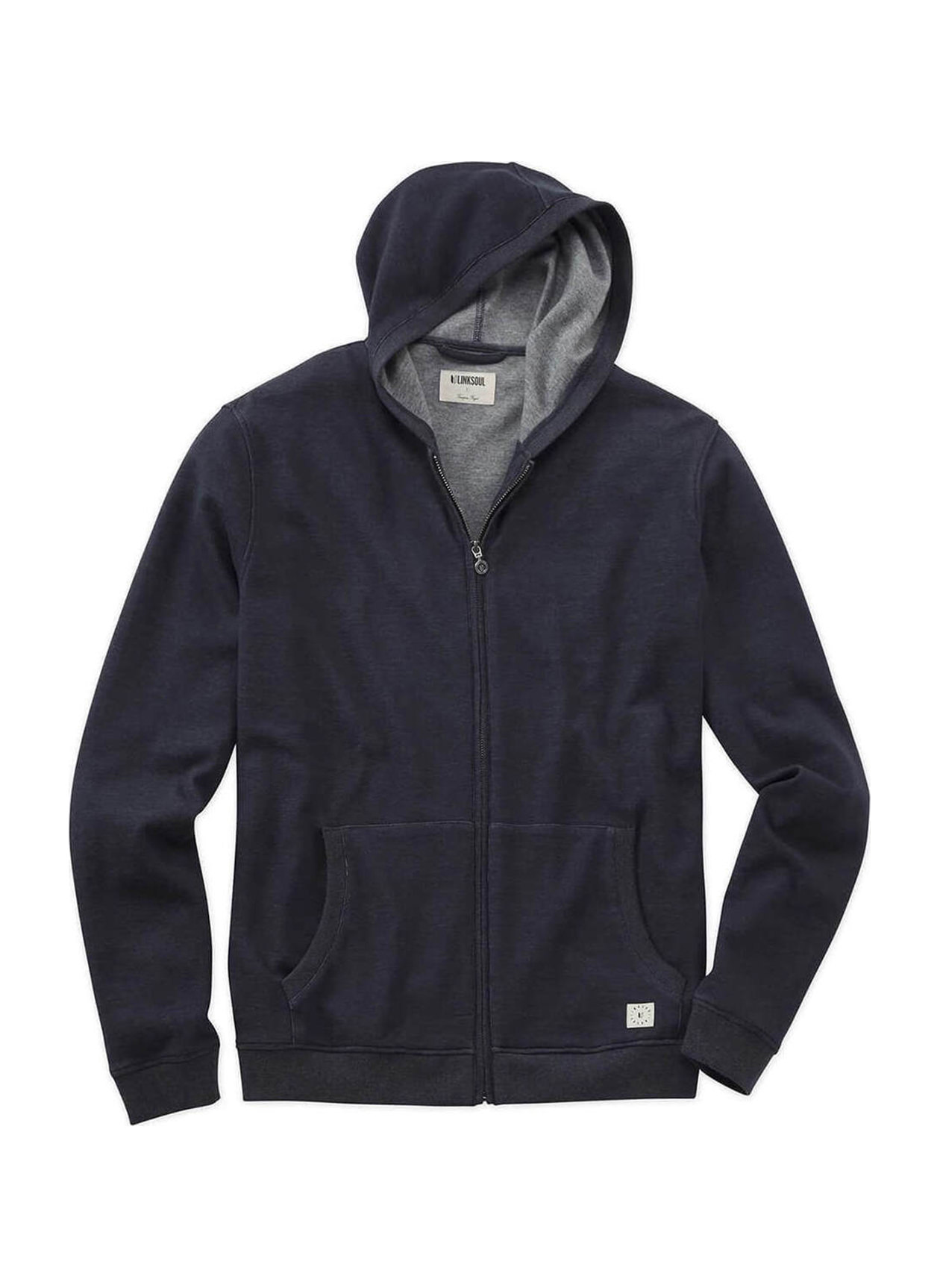 Men's Double-Knit Full-Zip Hoodie