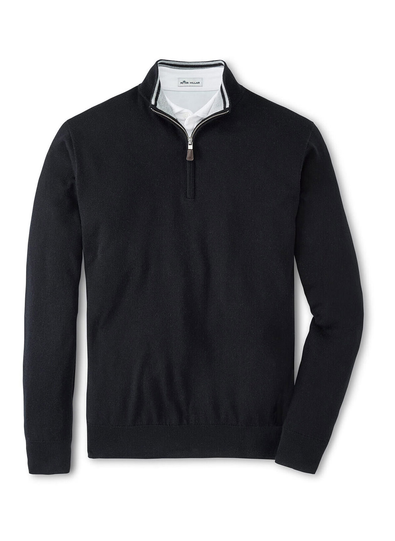 Peter Millar Men's Crown Soft Merino-Silk Quarter-Zip Sweater