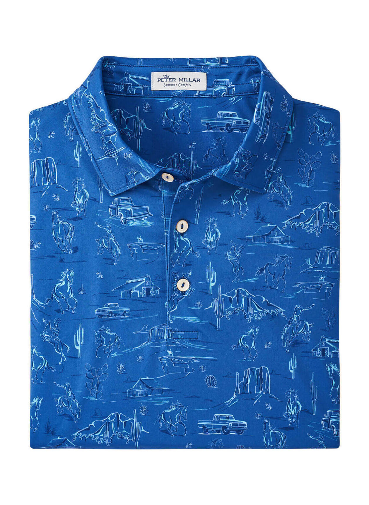 Peter Millar Men's Outlaw Performance Jersey Polo | Peter Millar