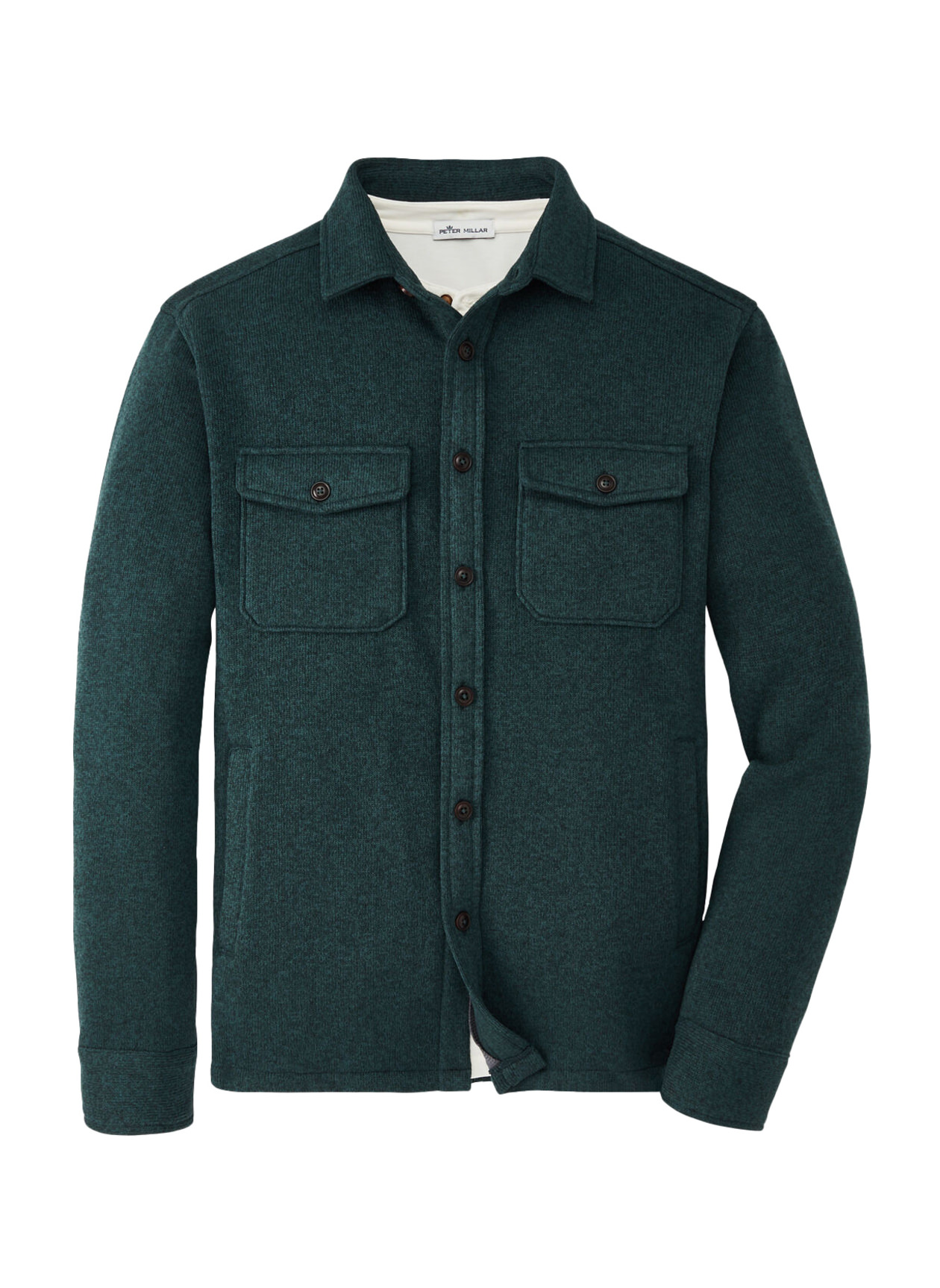 Balsam Peter Millar Crown Sweater Fleece Shirt Jacket Men's