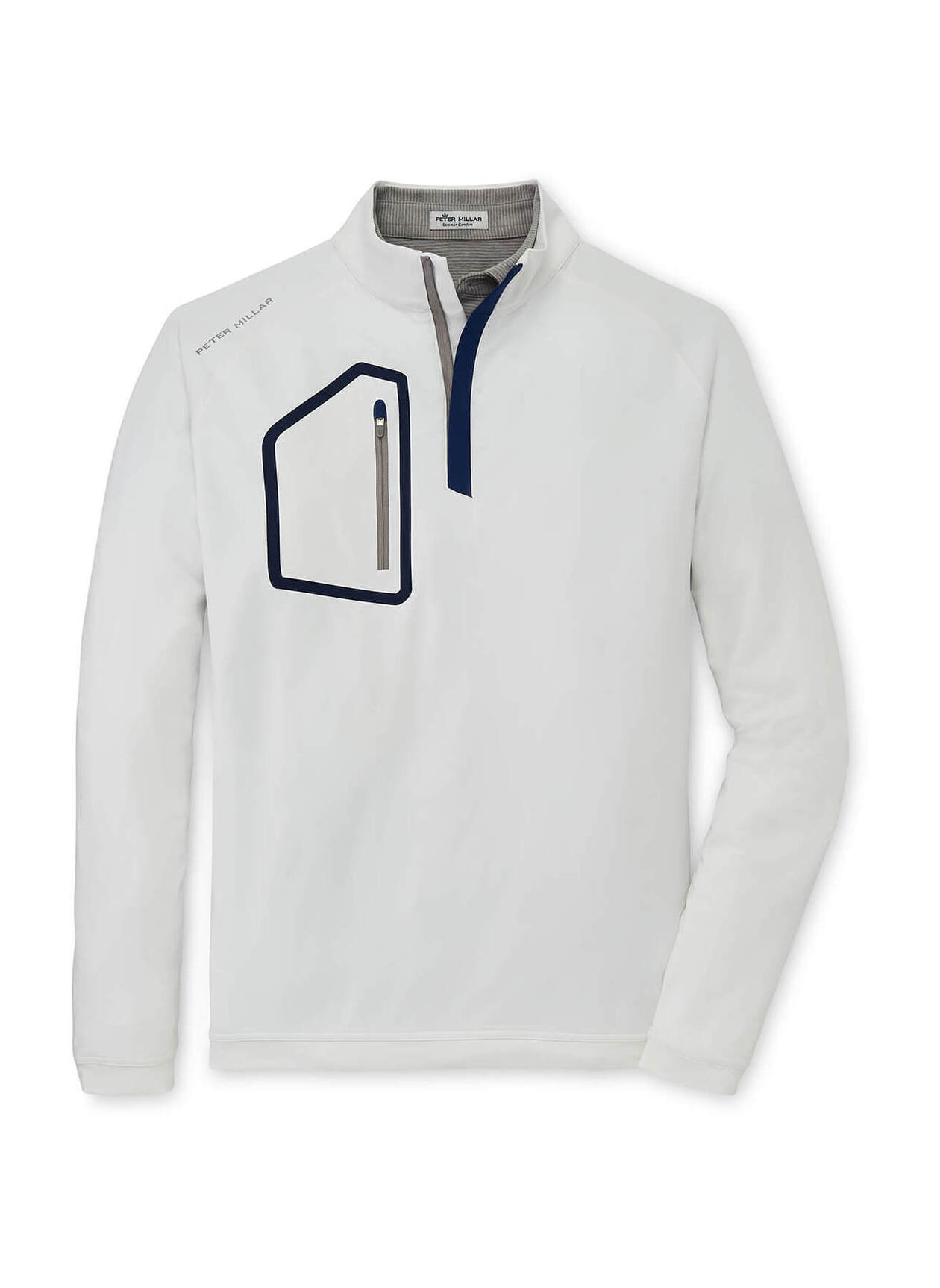 Peter Millar Men's White Forge Performance Quarter-Zip