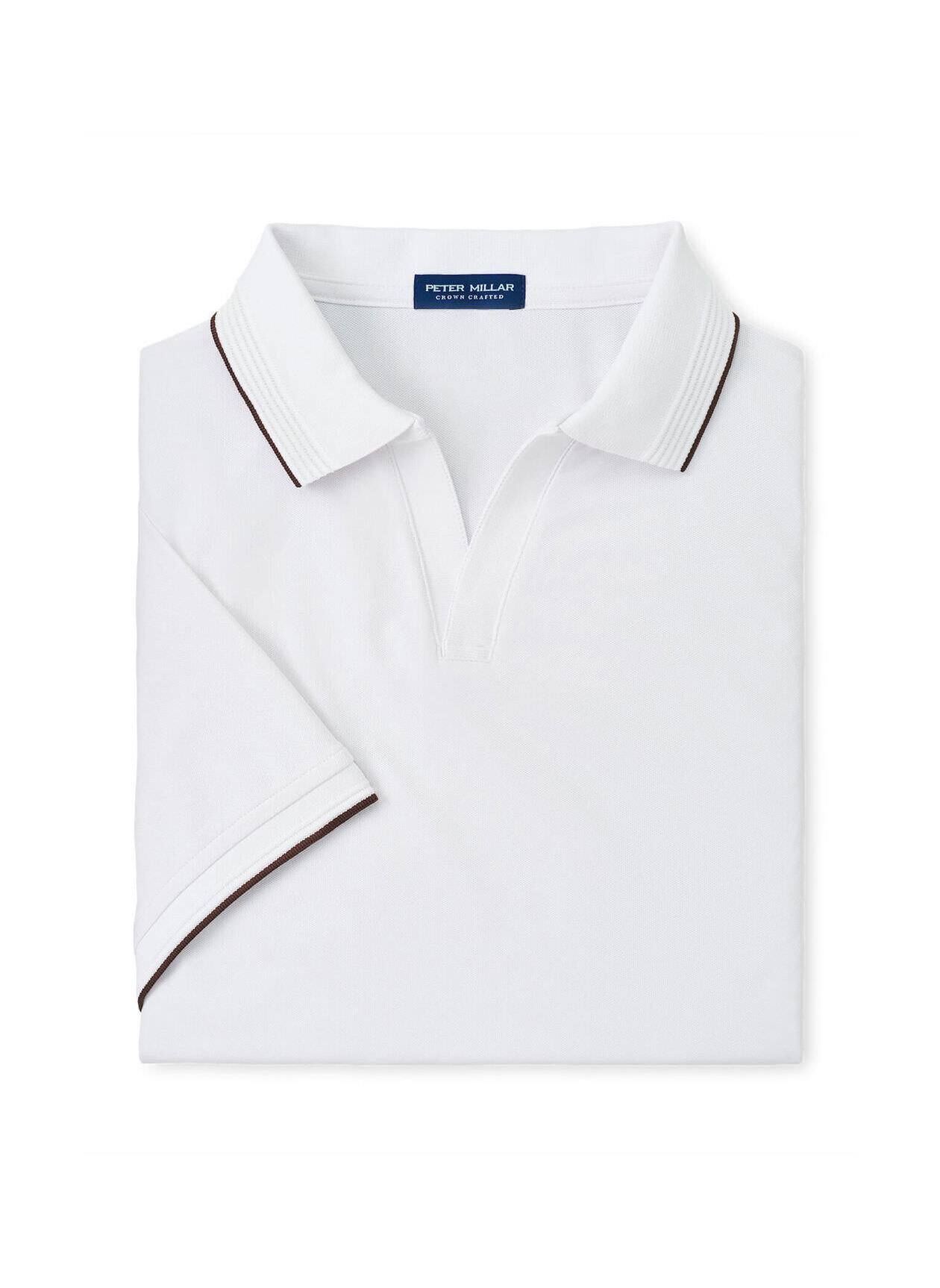 Peter Millar Men s White Summertime Performance Mesh Polo