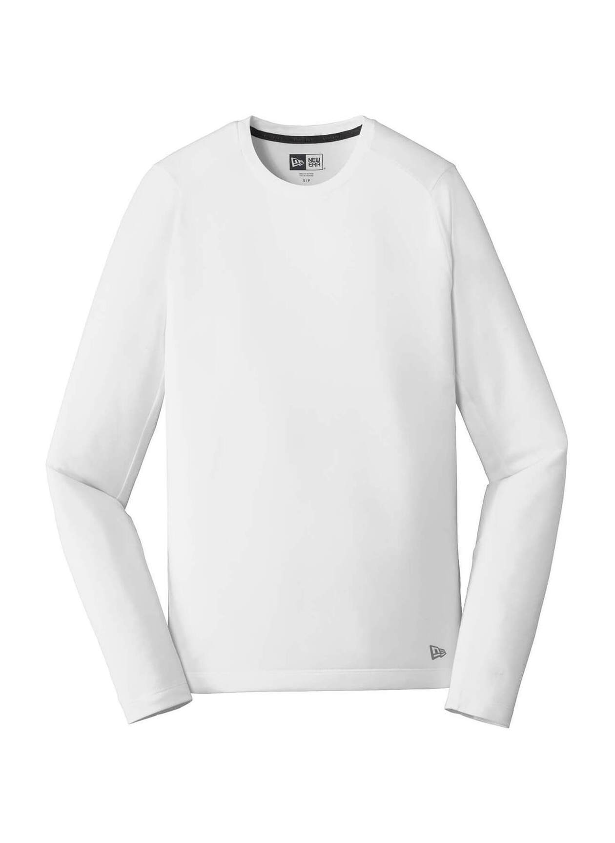 New Era Men's White Series Performance Crew Long-Sleeve T-Shirt