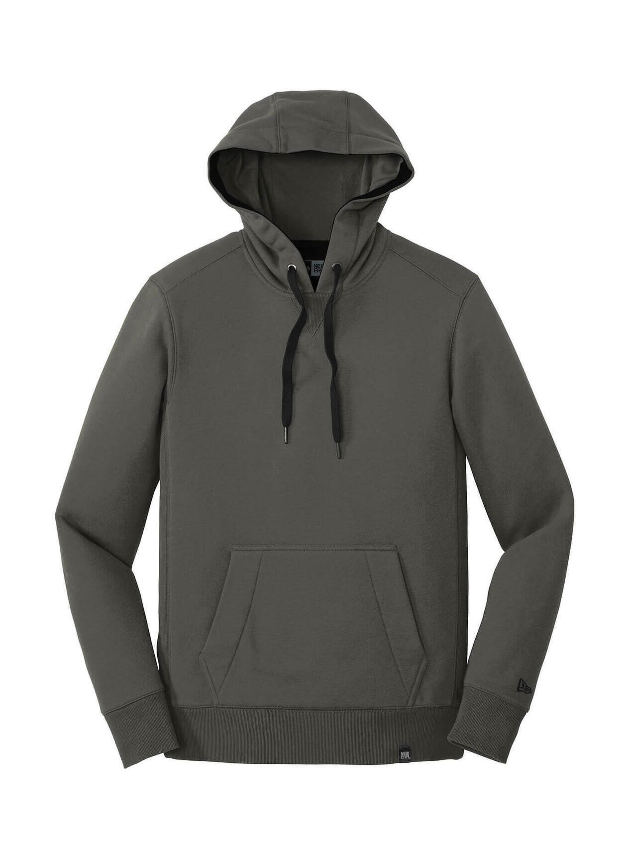 New Era Men's Graphite French Terry Pullover Hoodie