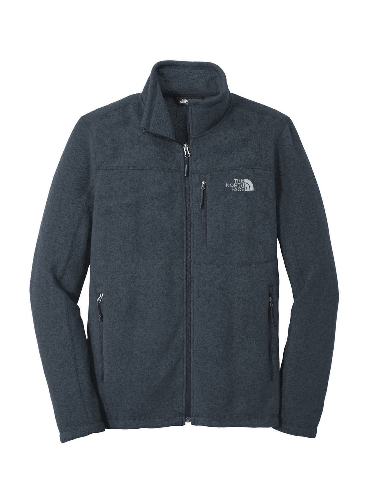 Branded The North Face Men's Urban Navy Heather Sweater Fleece Jacket ...