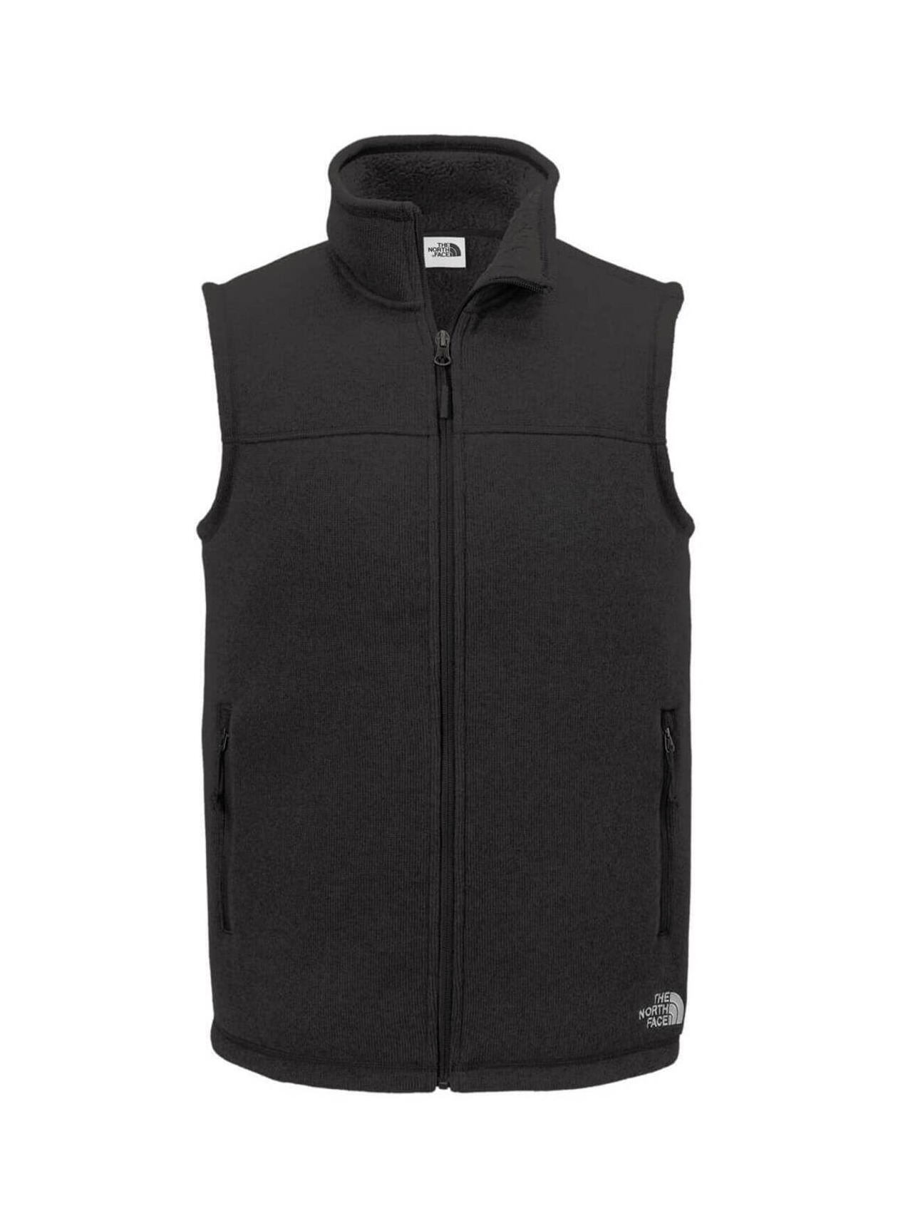 The North Face Men's Black Heather Sweater Fleece Vest