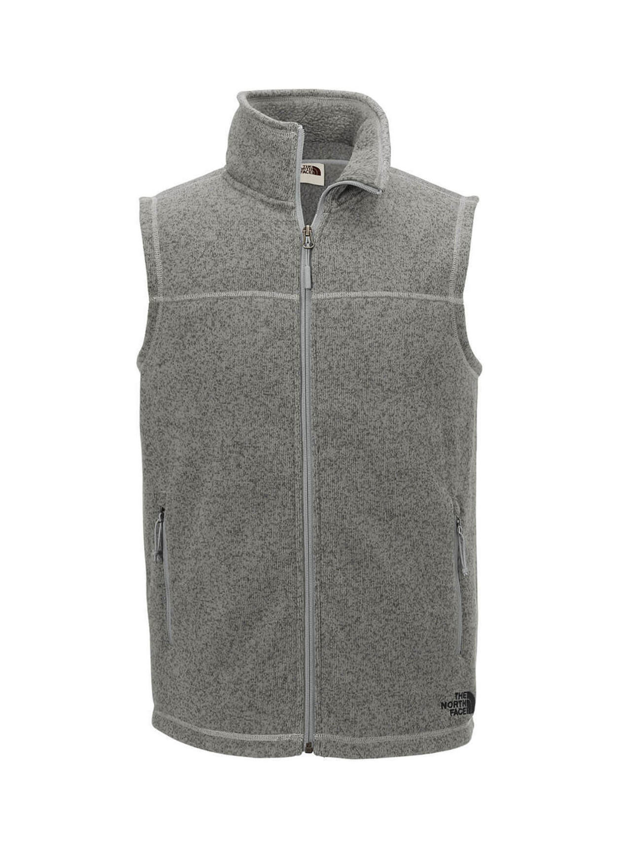 The North Face Men's Medium Grey Heather Sweater Fleece Vest ...