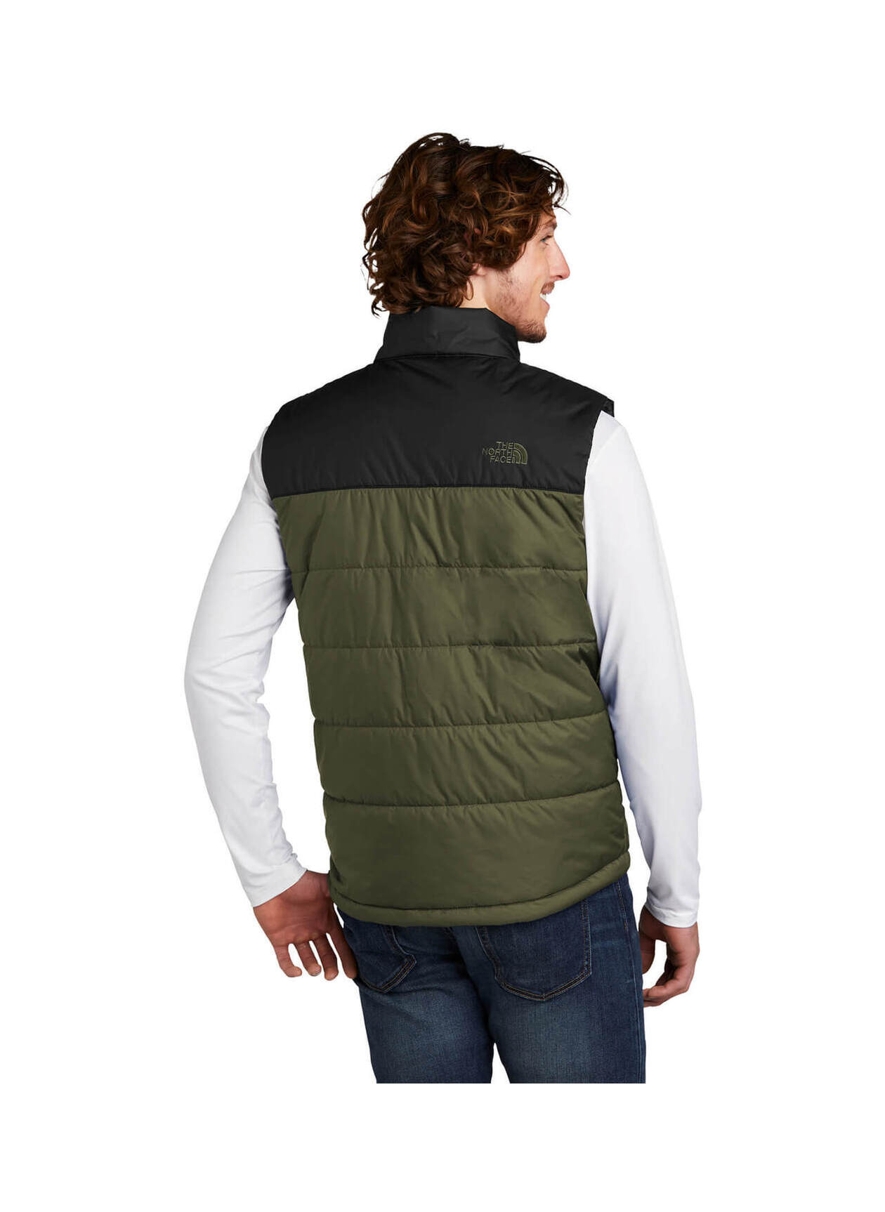 Burnt Olive Green Men's The North Face Everyday Insulated Vest